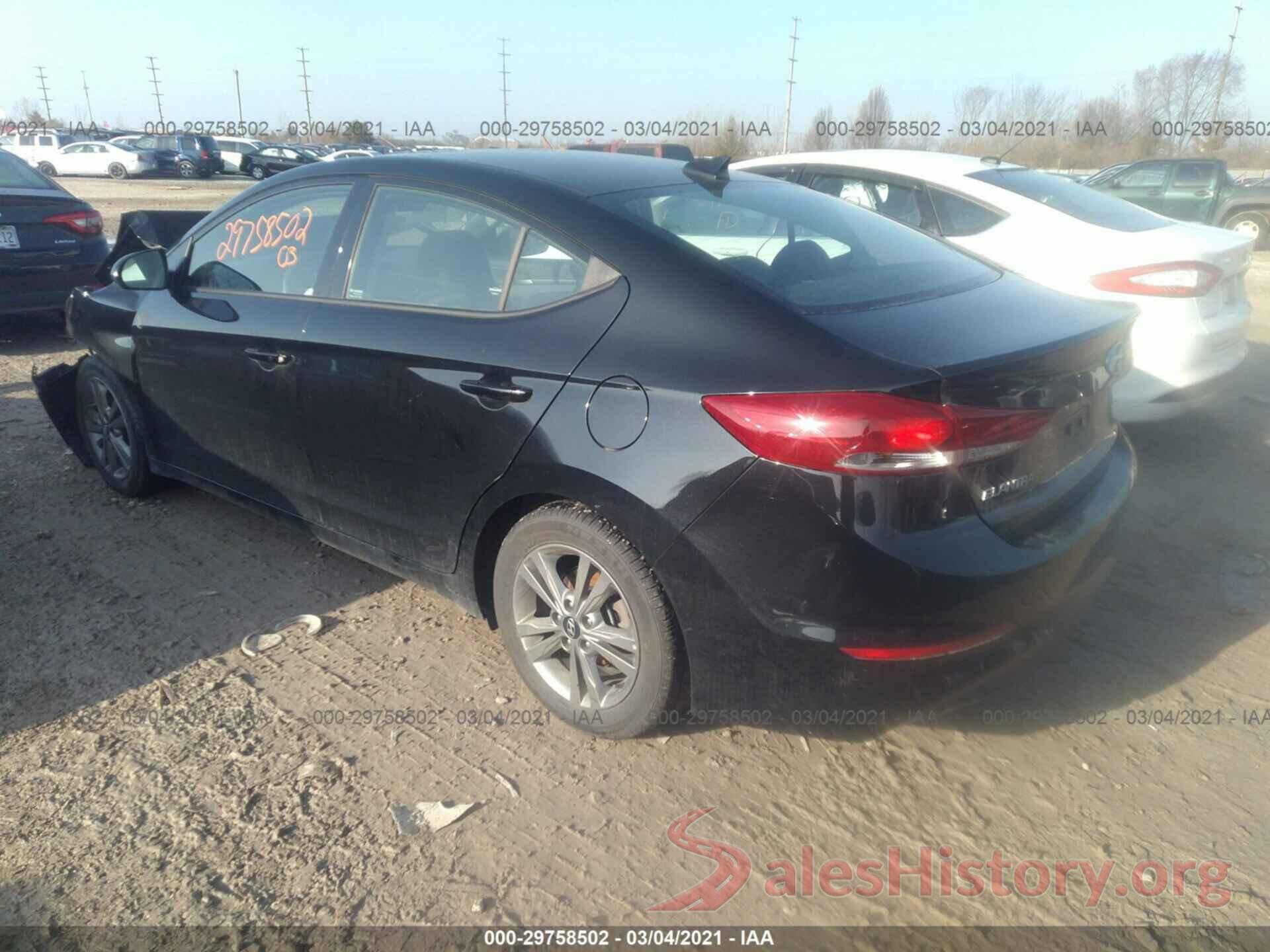 5NPD84LF7JH389886 2018 HYUNDAI ELANTRA