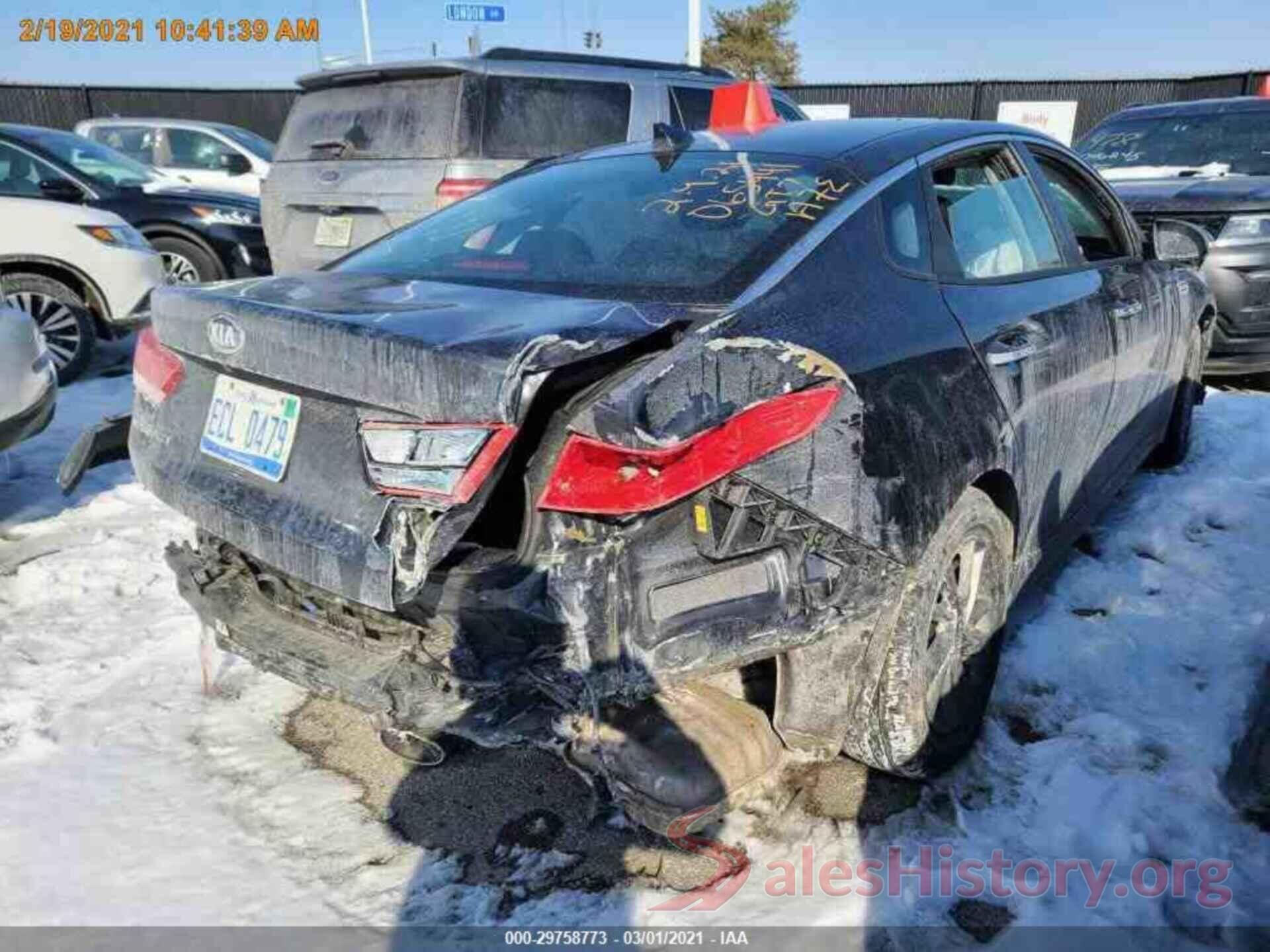 5XXGT4L35LG390499 2020 KIA OPTIMA