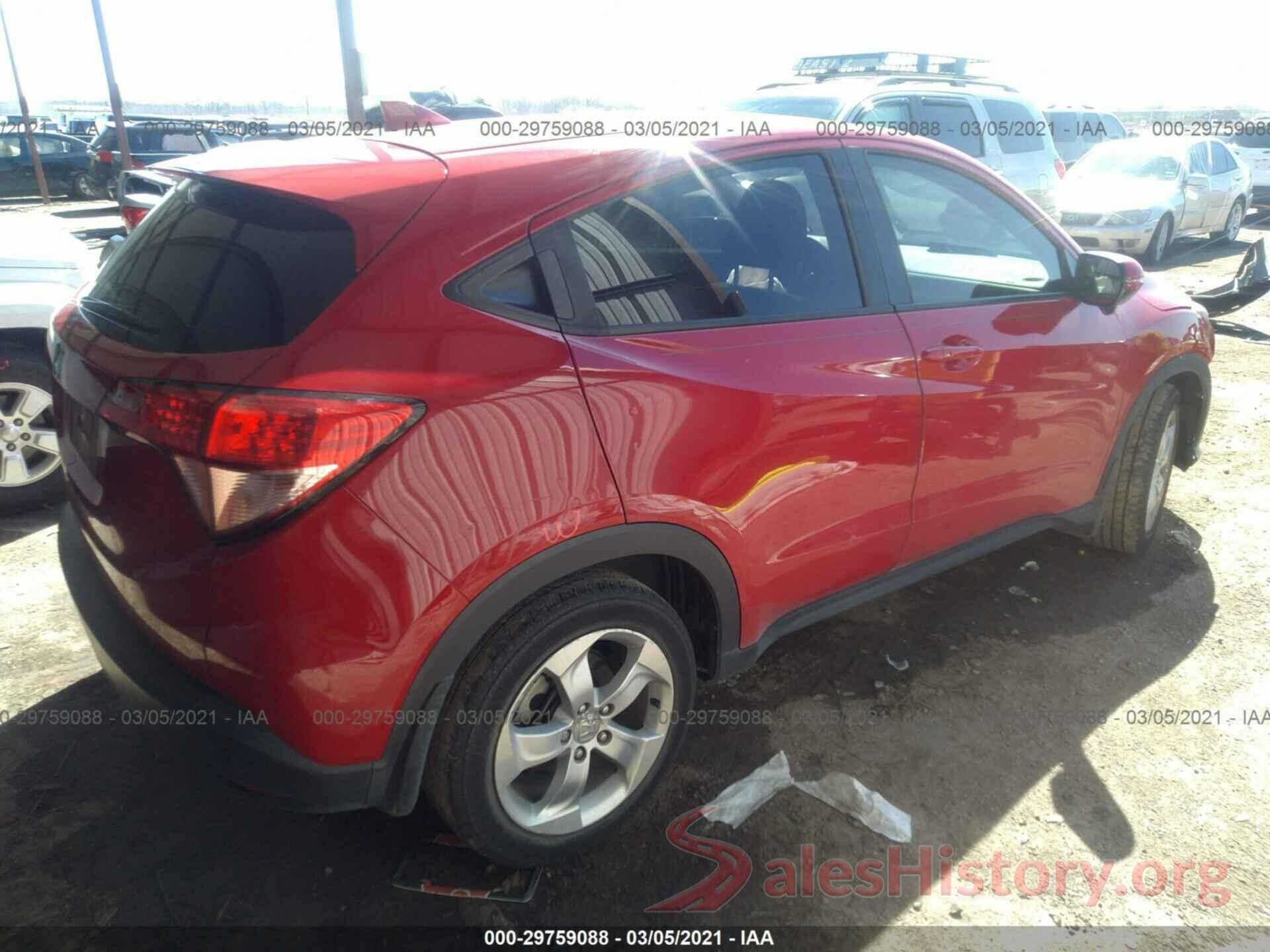 3CZRU5H57GM713374 2016 HONDA HR-V