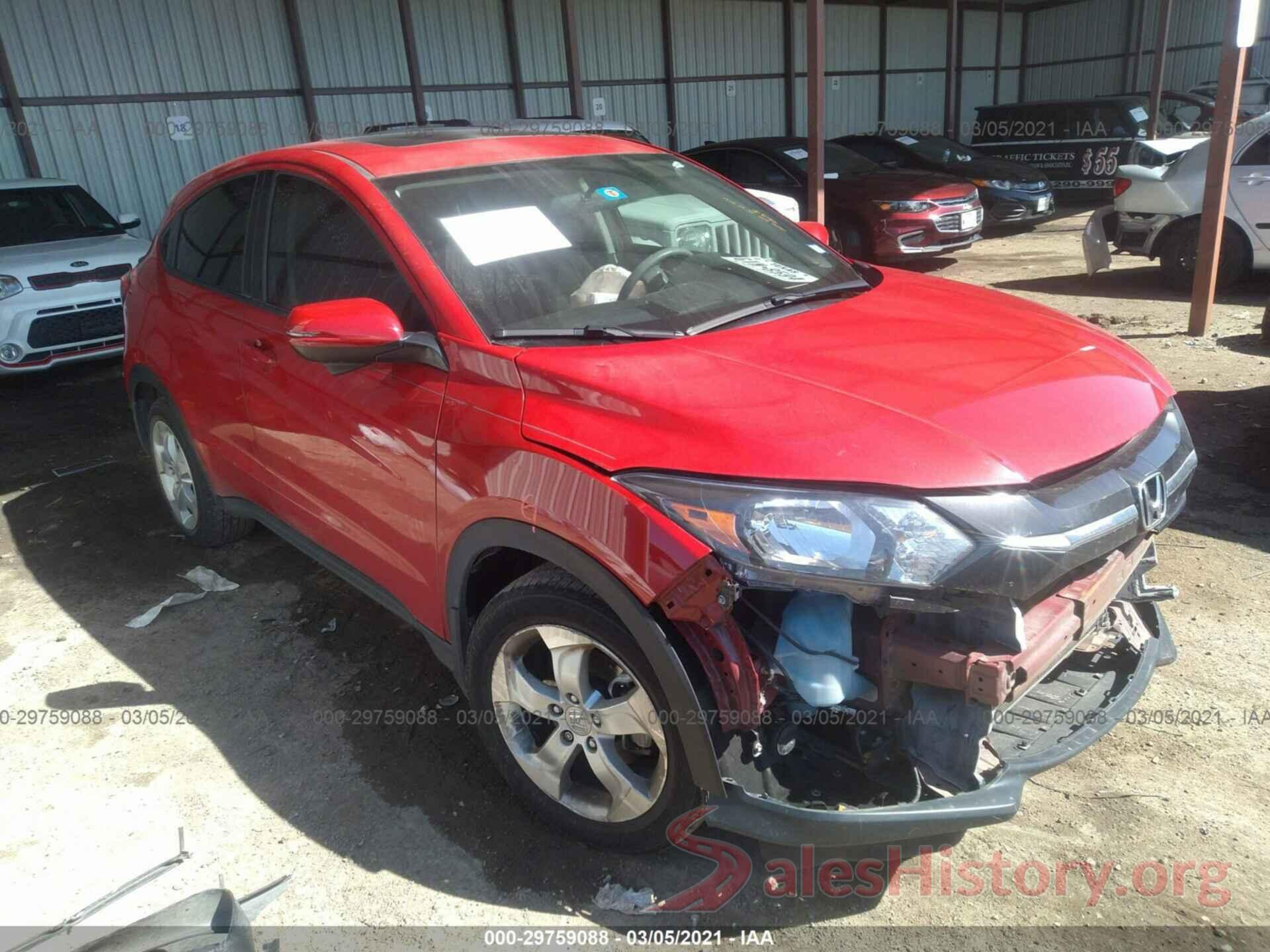 3CZRU5H57GM713374 2016 HONDA HR-V