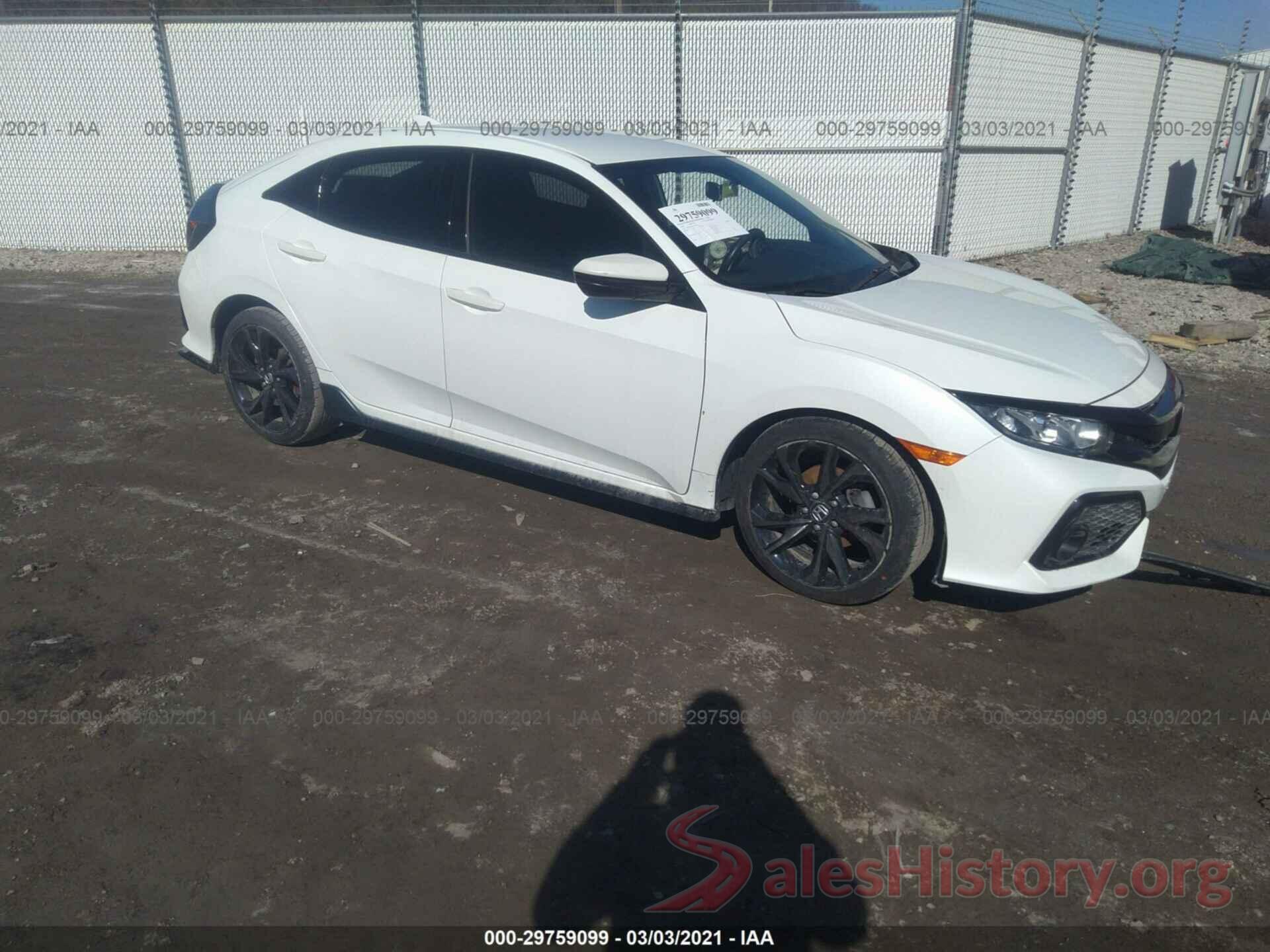 SHHFK7H43JU416582 2018 HONDA CIVIC HATCHBACK