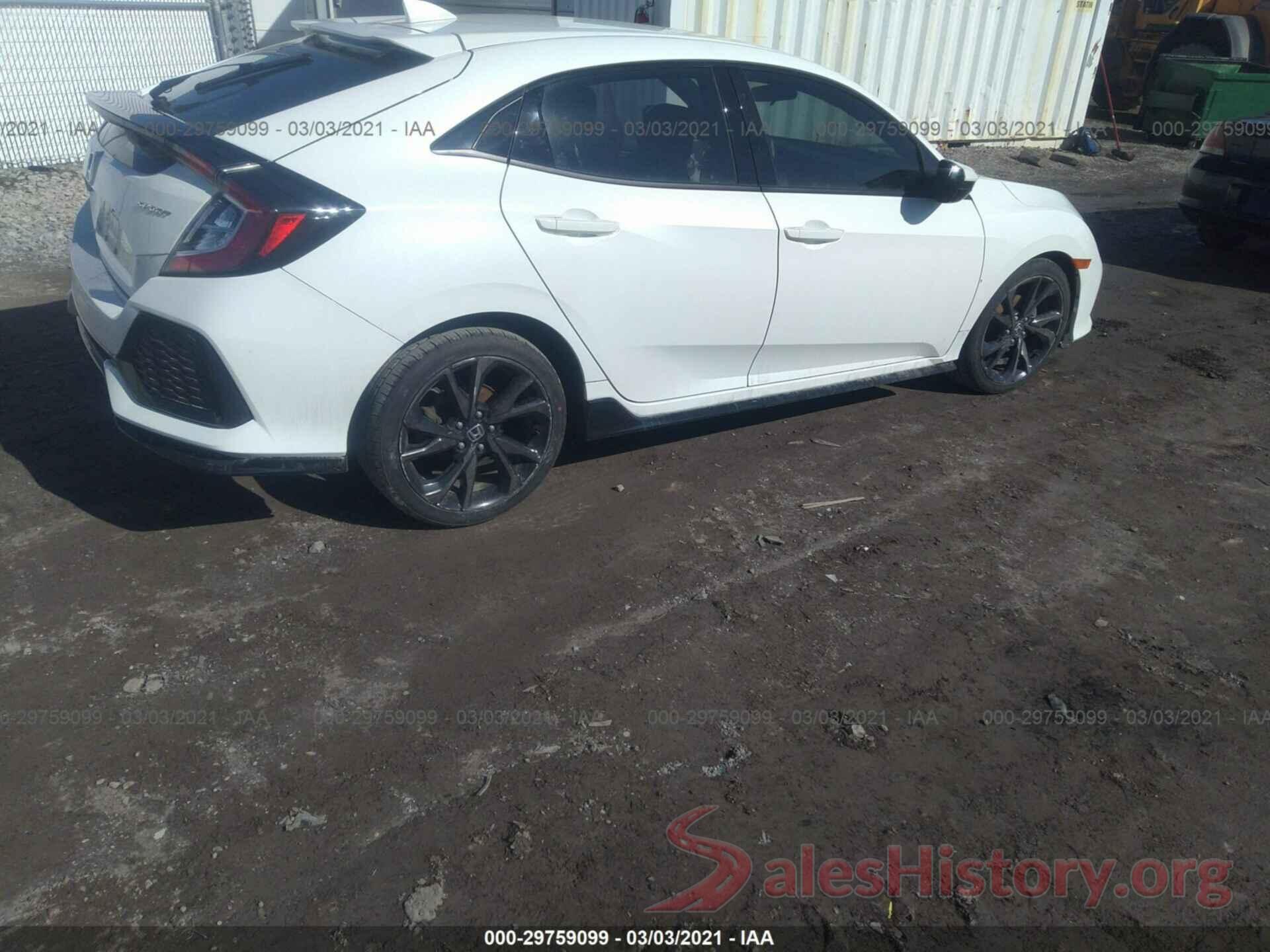 SHHFK7H43JU416582 2018 HONDA CIVIC HATCHBACK