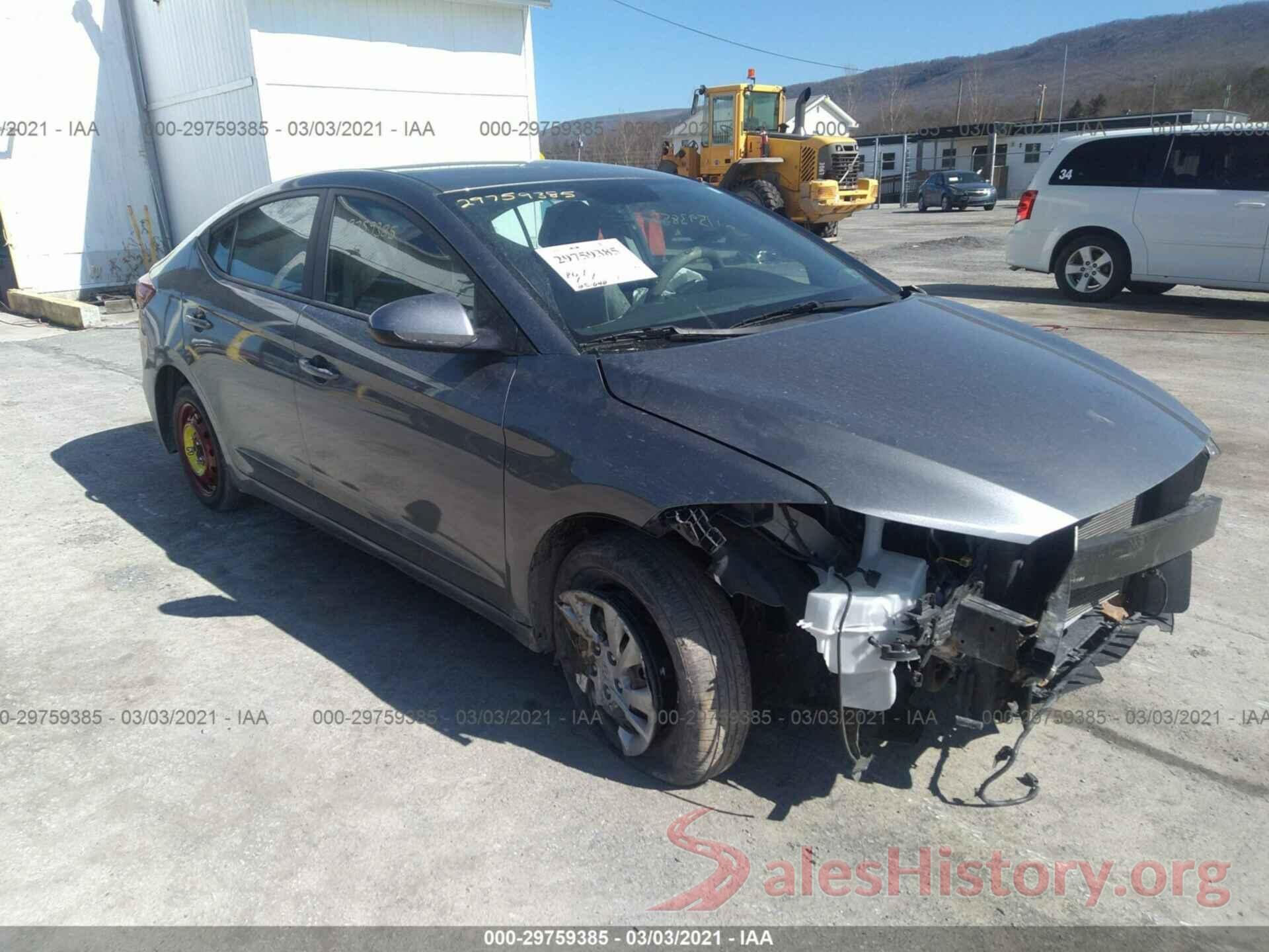 KMHD74LF2HU154519 2017 HYUNDAI ELANTRA