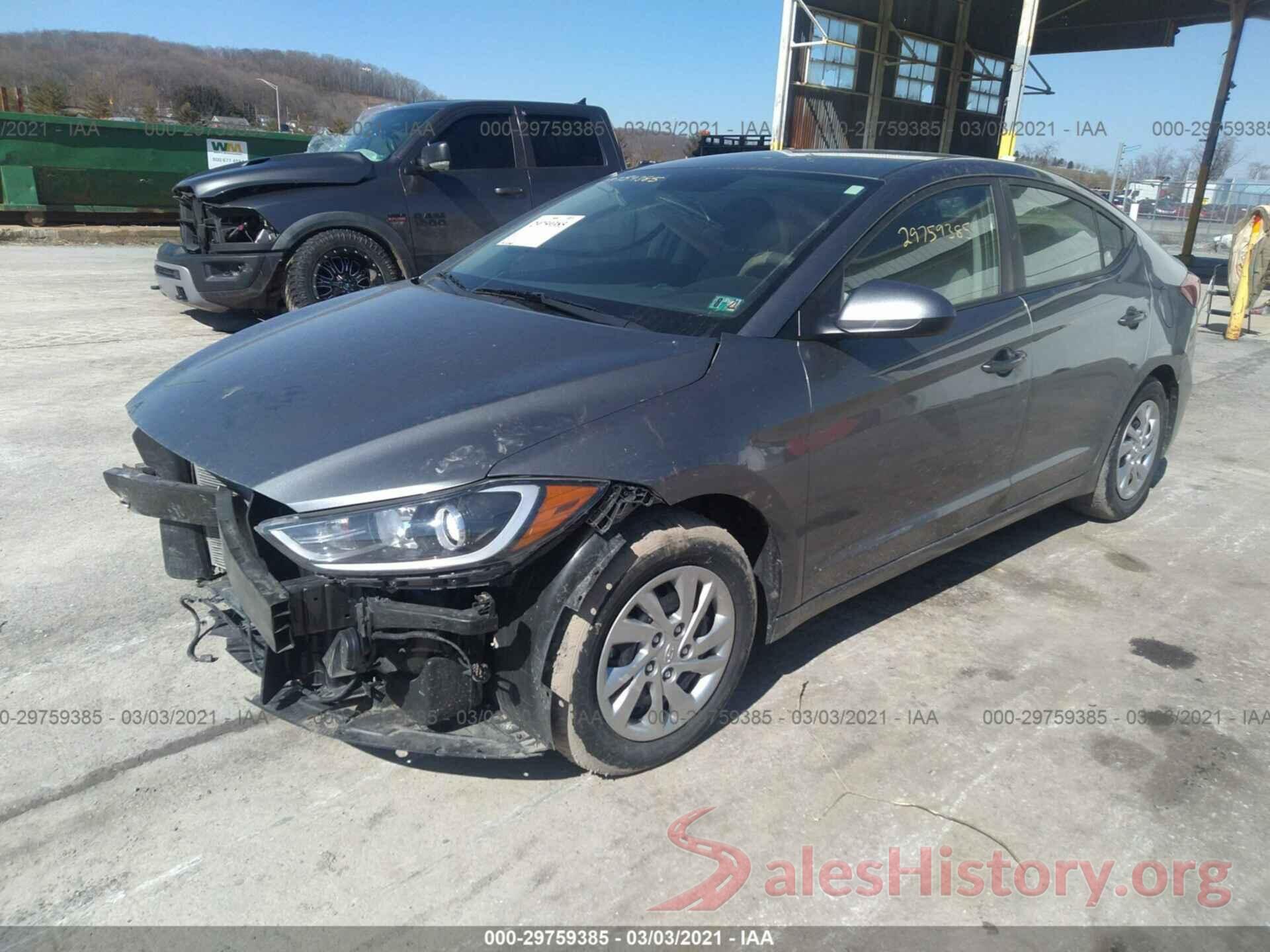 KMHD74LF2HU154519 2017 HYUNDAI ELANTRA