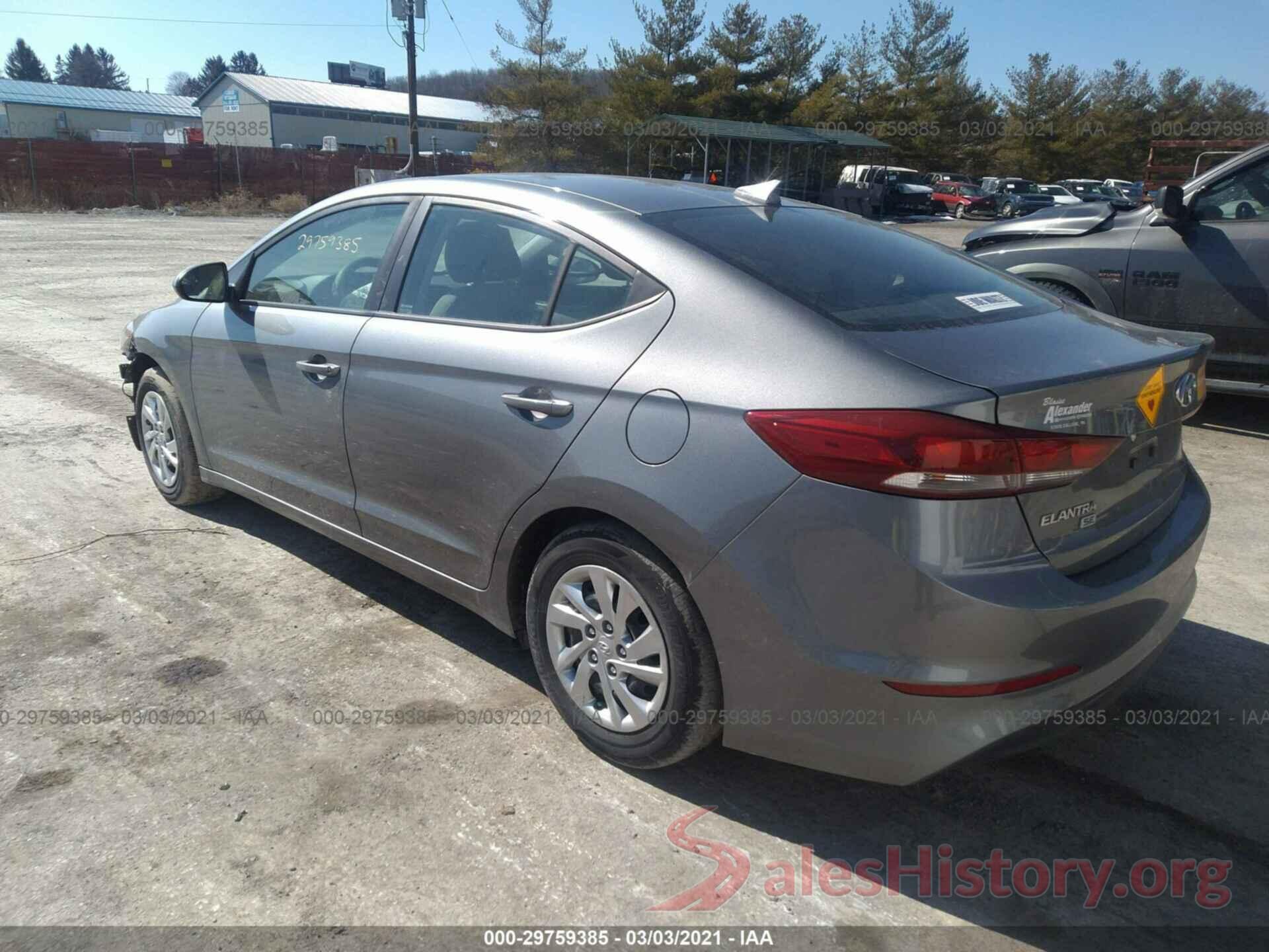 KMHD74LF2HU154519 2017 HYUNDAI ELANTRA