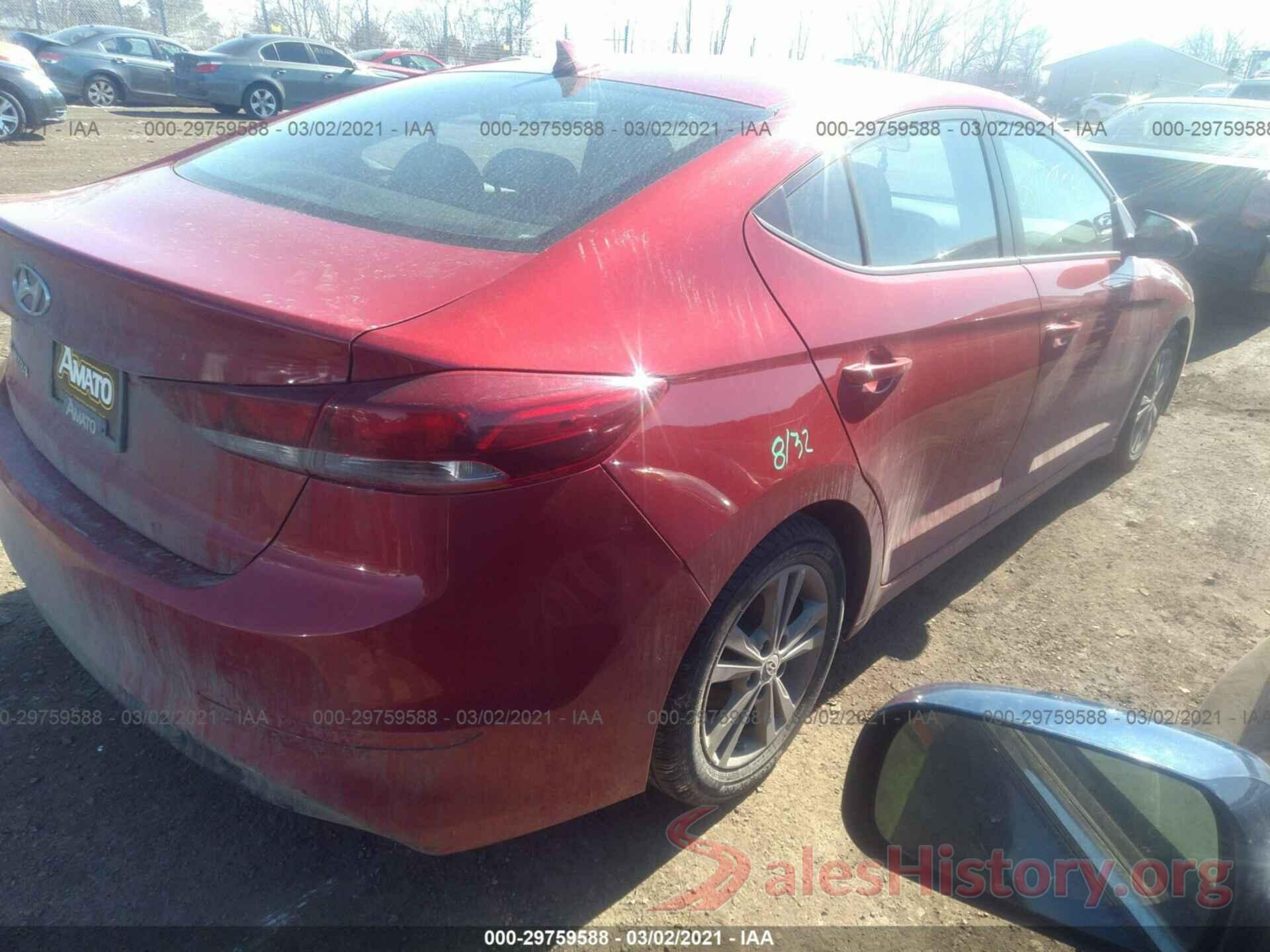 5NPD84LF1JH300846 2018 HYUNDAI ELANTRA