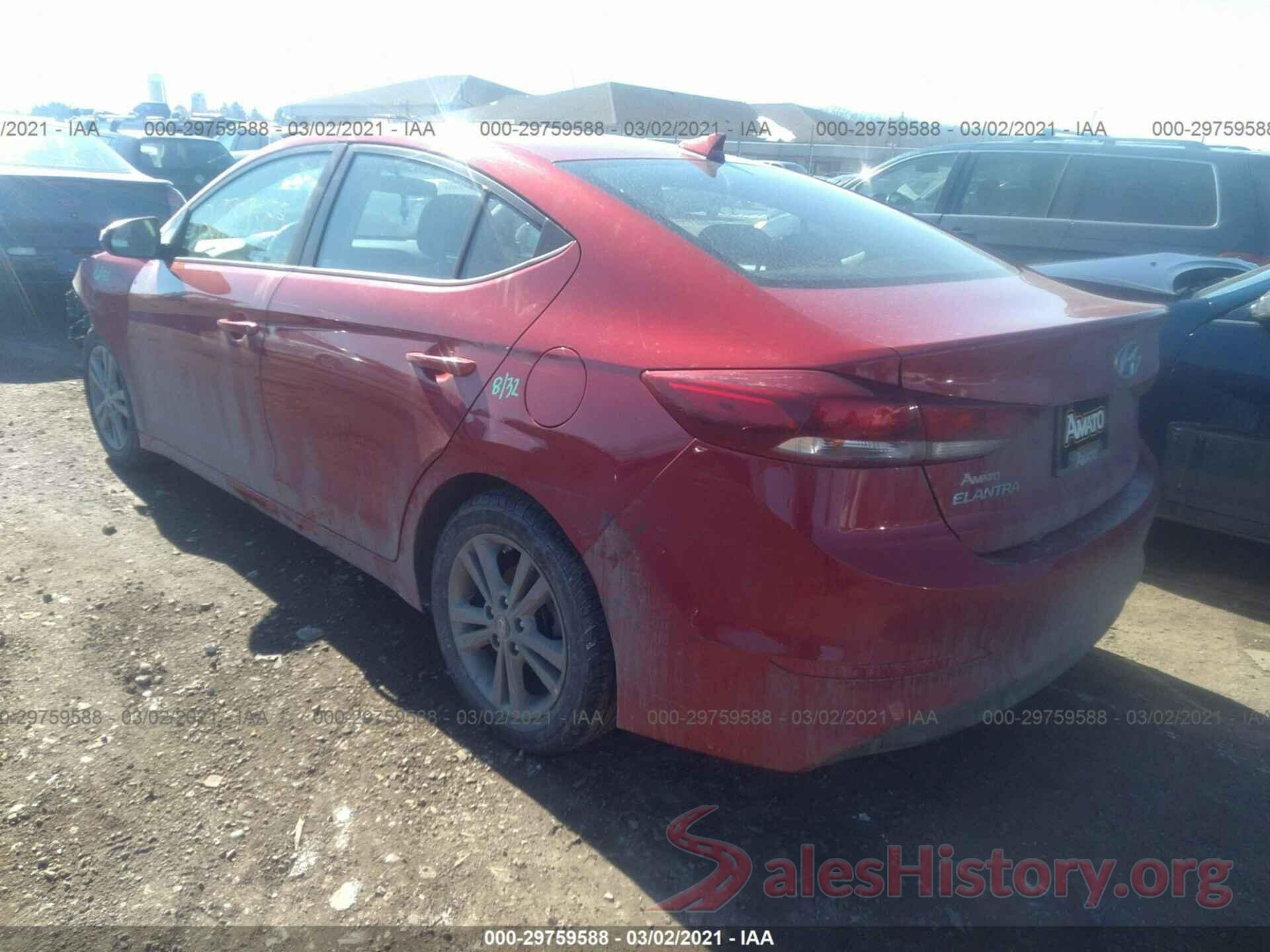 5NPD84LF1JH300846 2018 HYUNDAI ELANTRA