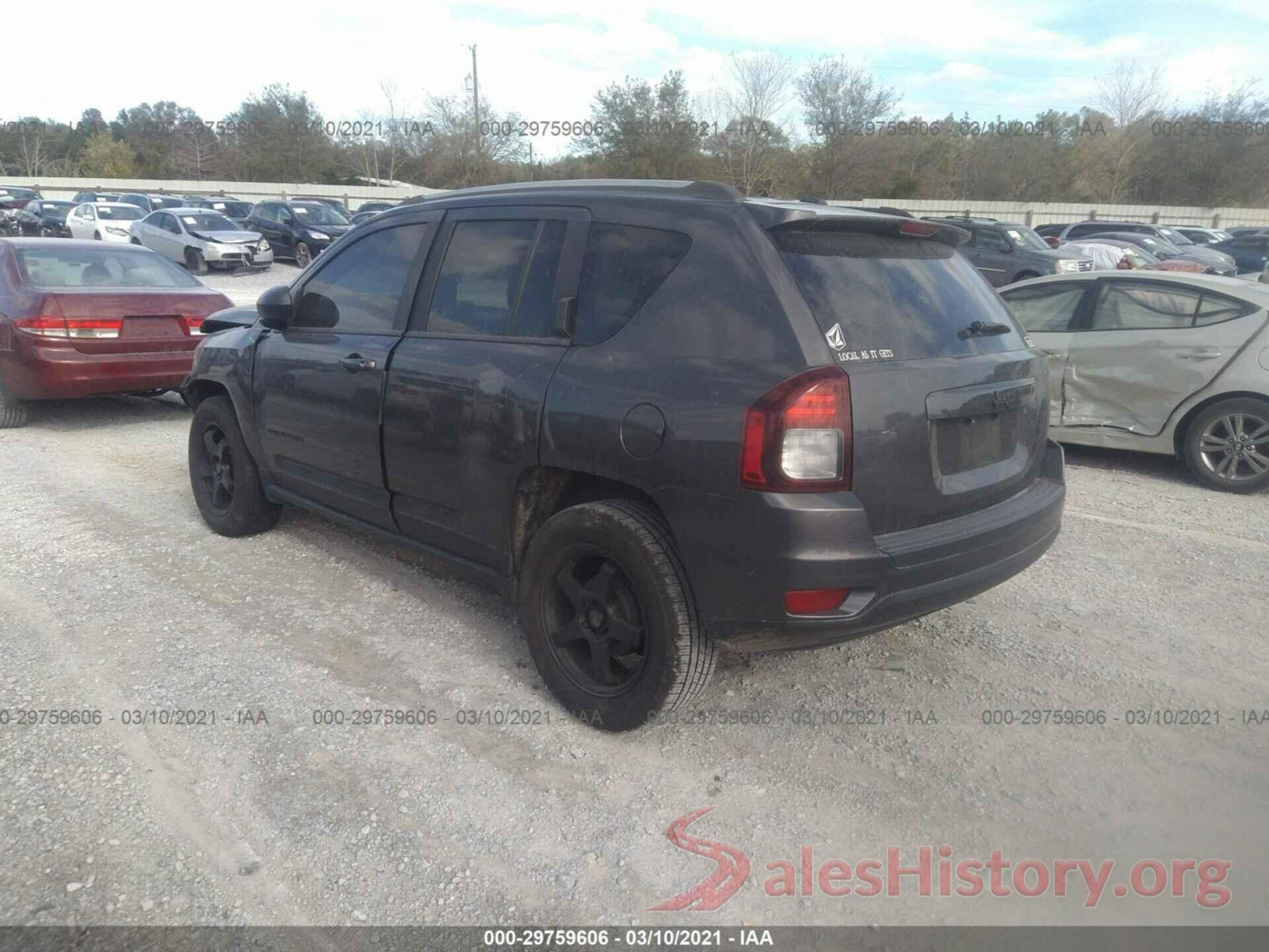 1C4NJCBAXHD146825 2017 JEEP COMPASS