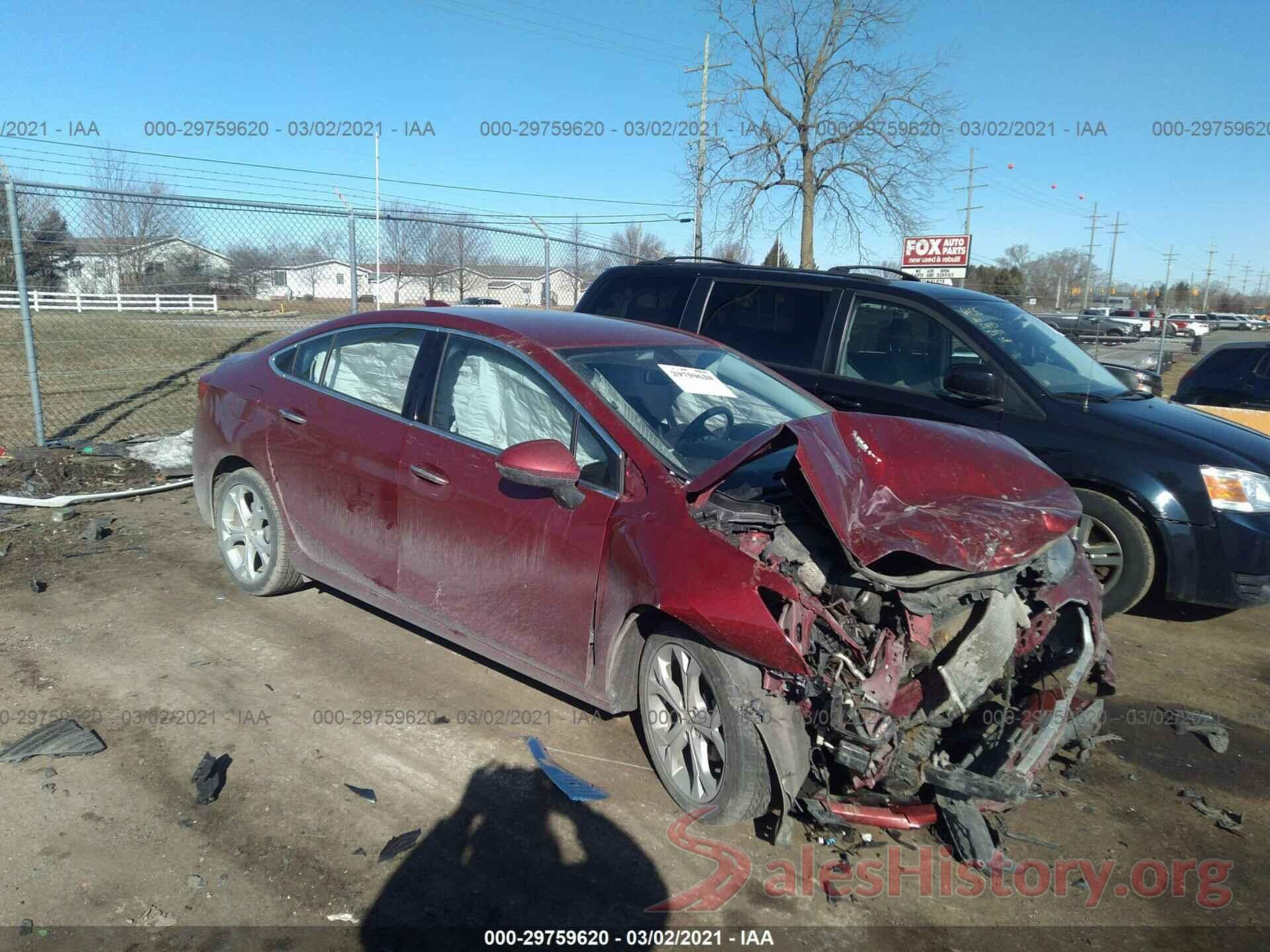 1G1BF5SM5H7136804 2017 CHEVROLET CRUZE