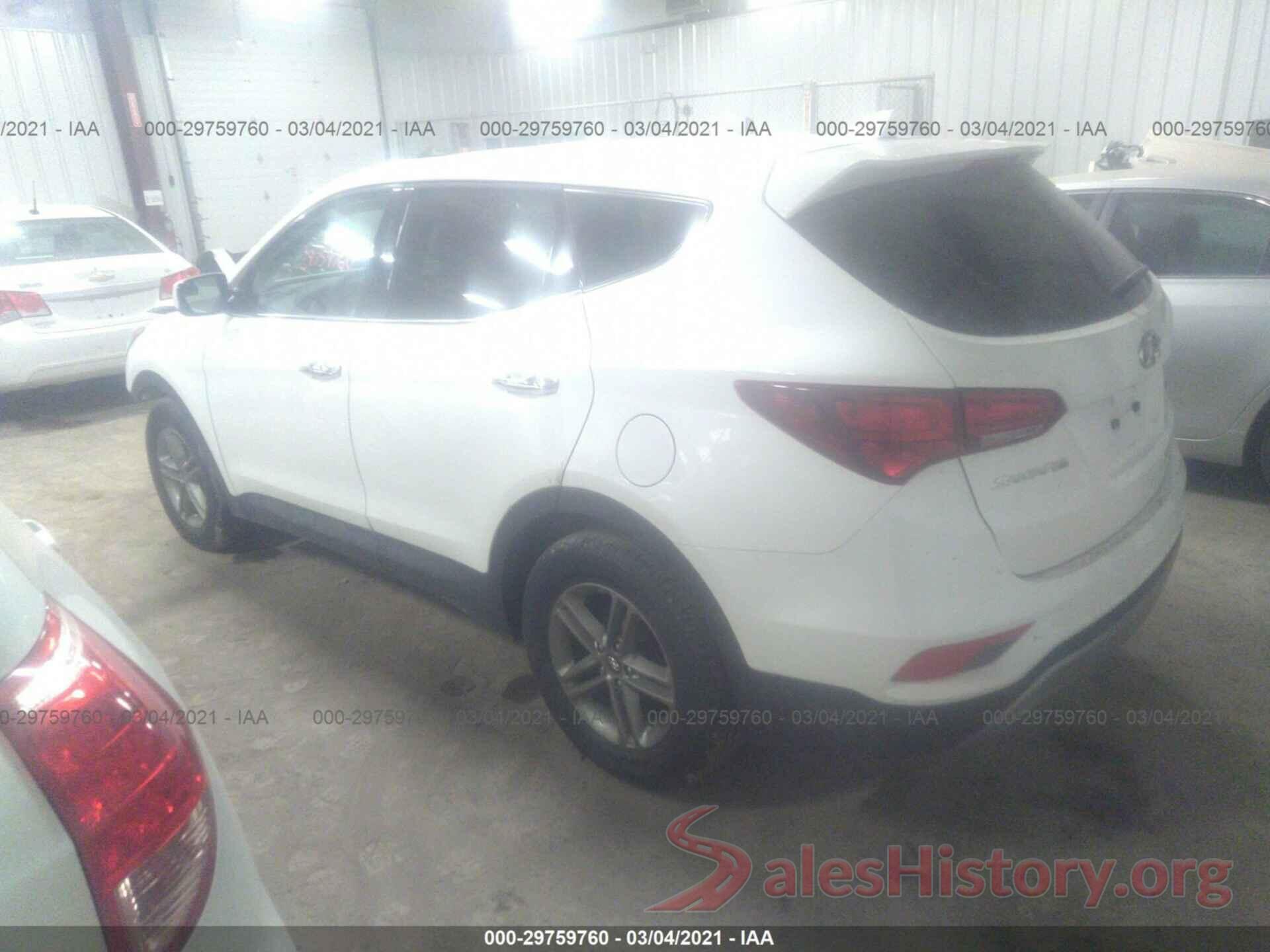 5NMZTDLBXHH028838 2017 HYUNDAI SANTA FE SPORT