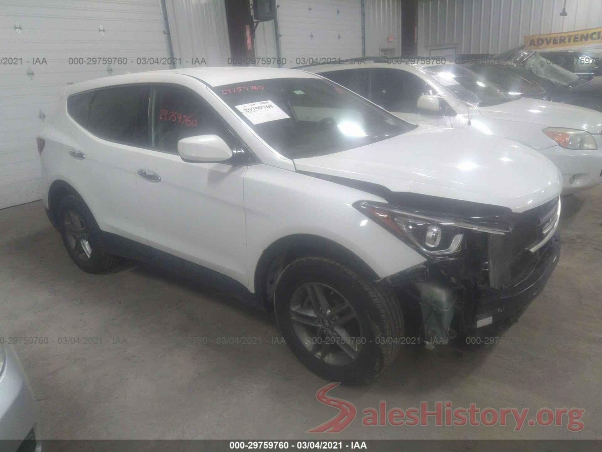 5NMZTDLBXHH028838 2017 HYUNDAI SANTA FE SPORT