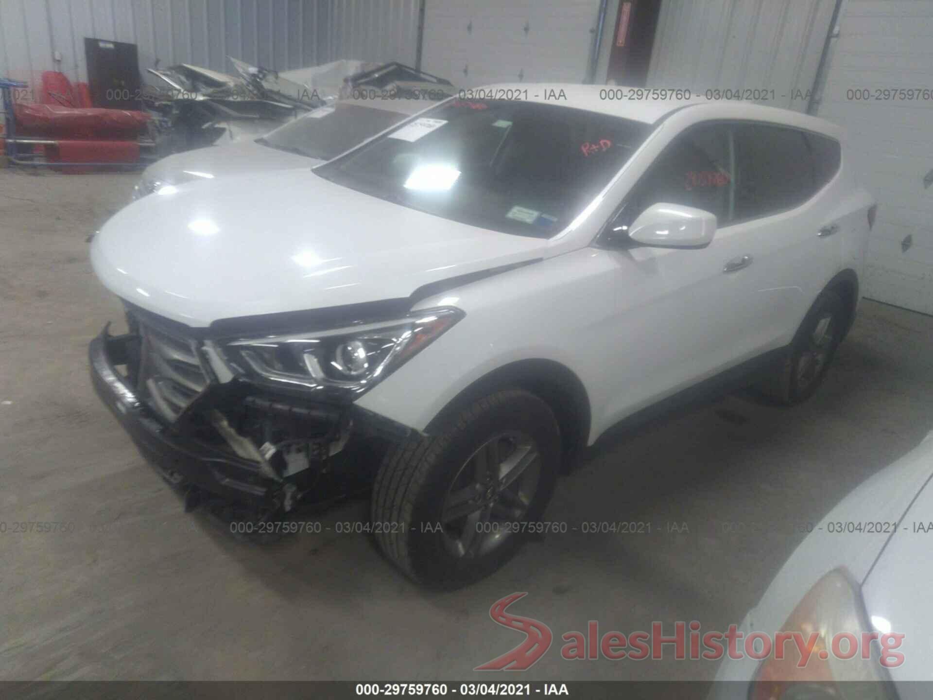 5NMZTDLBXHH028838 2017 HYUNDAI SANTA FE SPORT