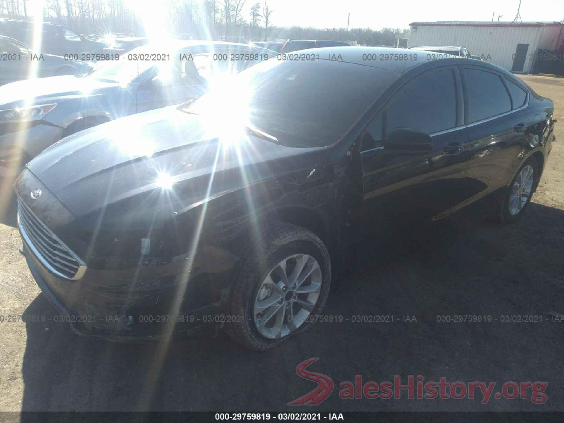 3FA6P0HDXLR260316 2020 FORD FUSION