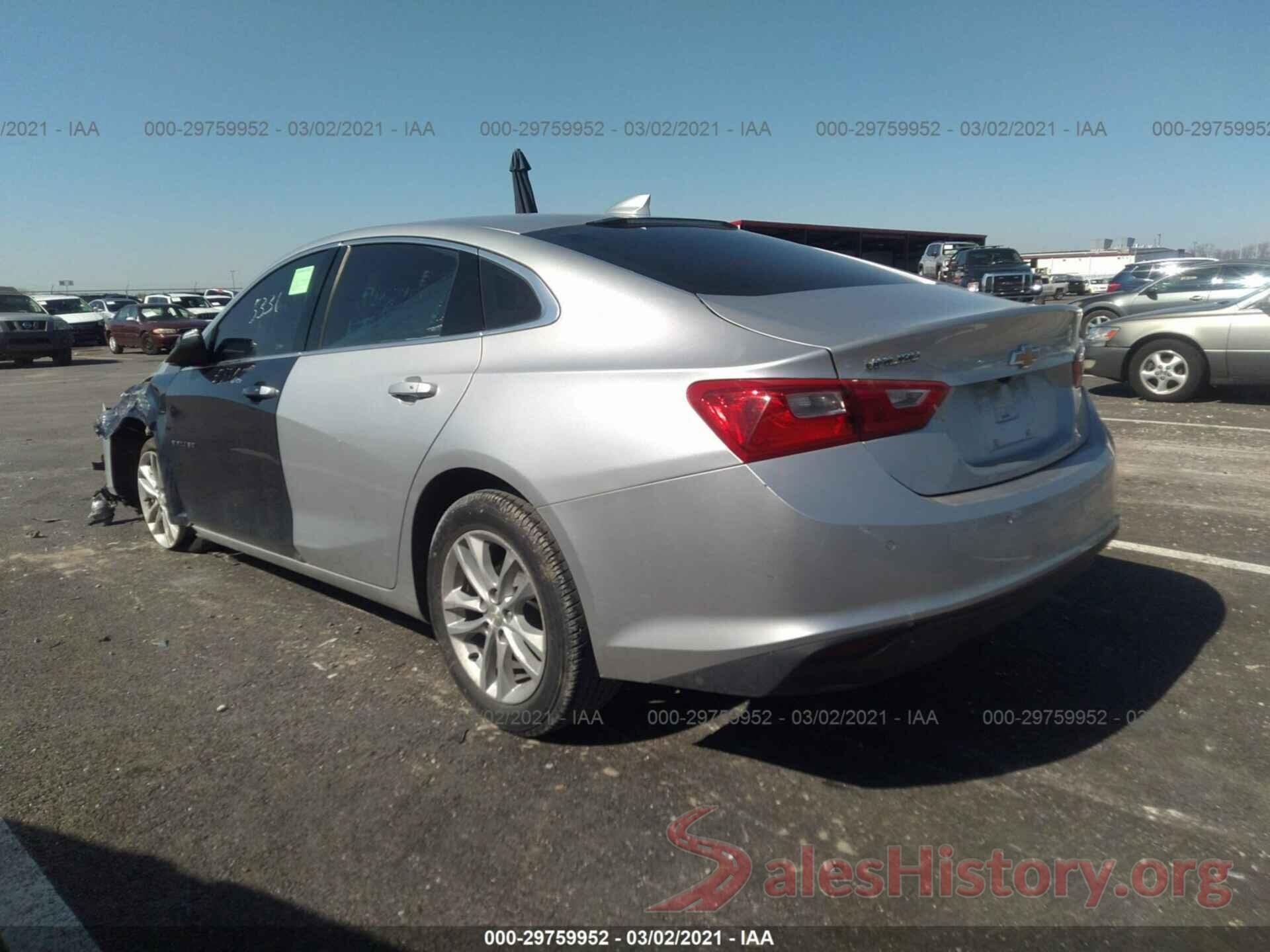 1G1ZE5STXHF172700 2017 CHEVROLET MALIBU