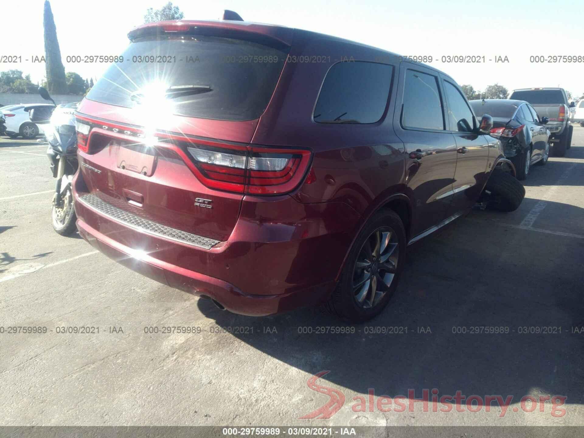 1C4RDJDG0HC725066 2017 DODGE DURANGO