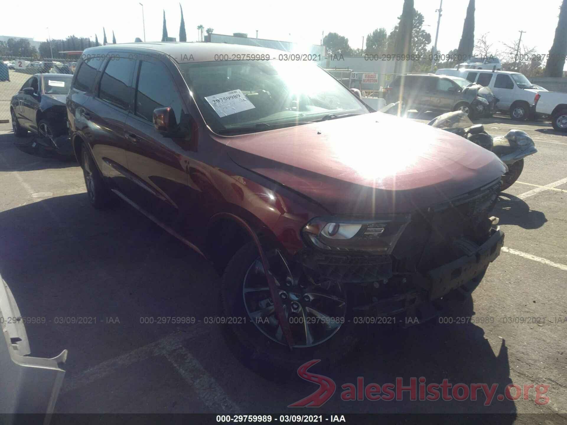 1C4RDJDG0HC725066 2017 DODGE DURANGO