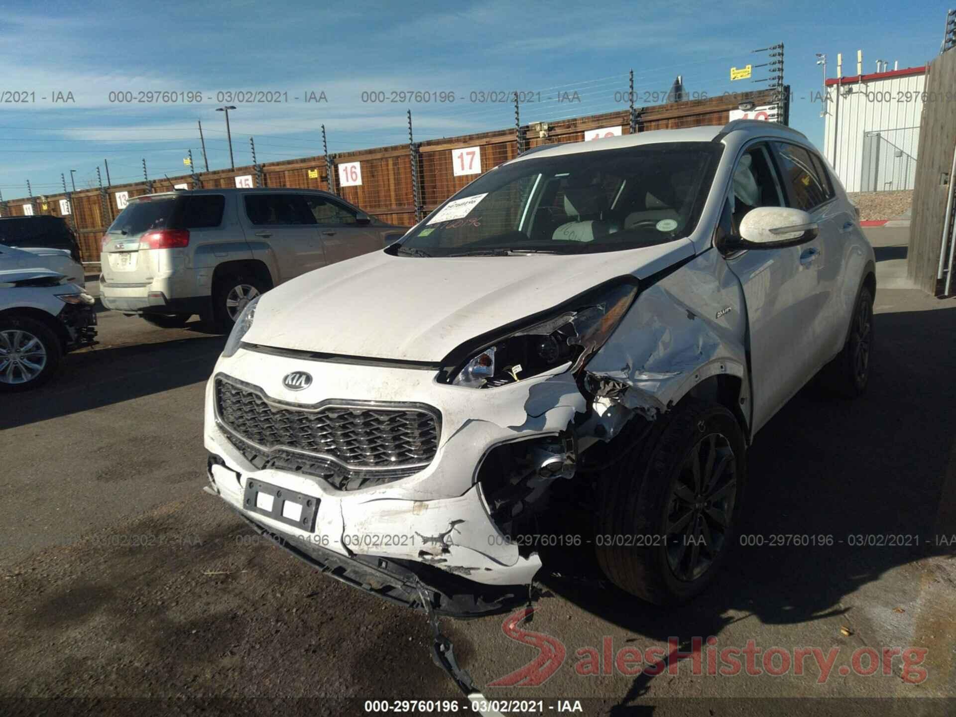 KNDPNCAC9K7611567 2019 KIA SPORTAGE