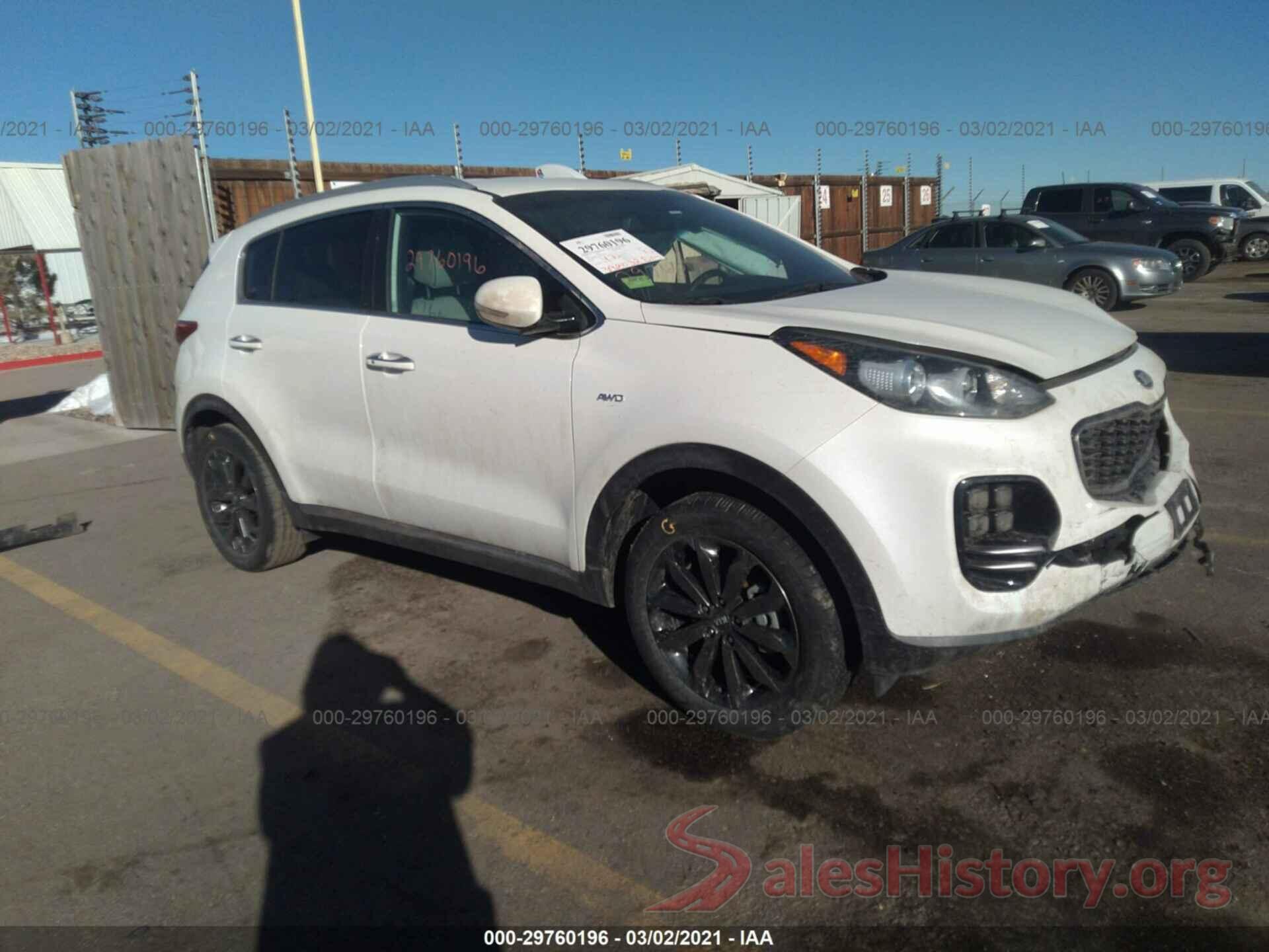 KNDPNCAC9K7611567 2019 KIA SPORTAGE