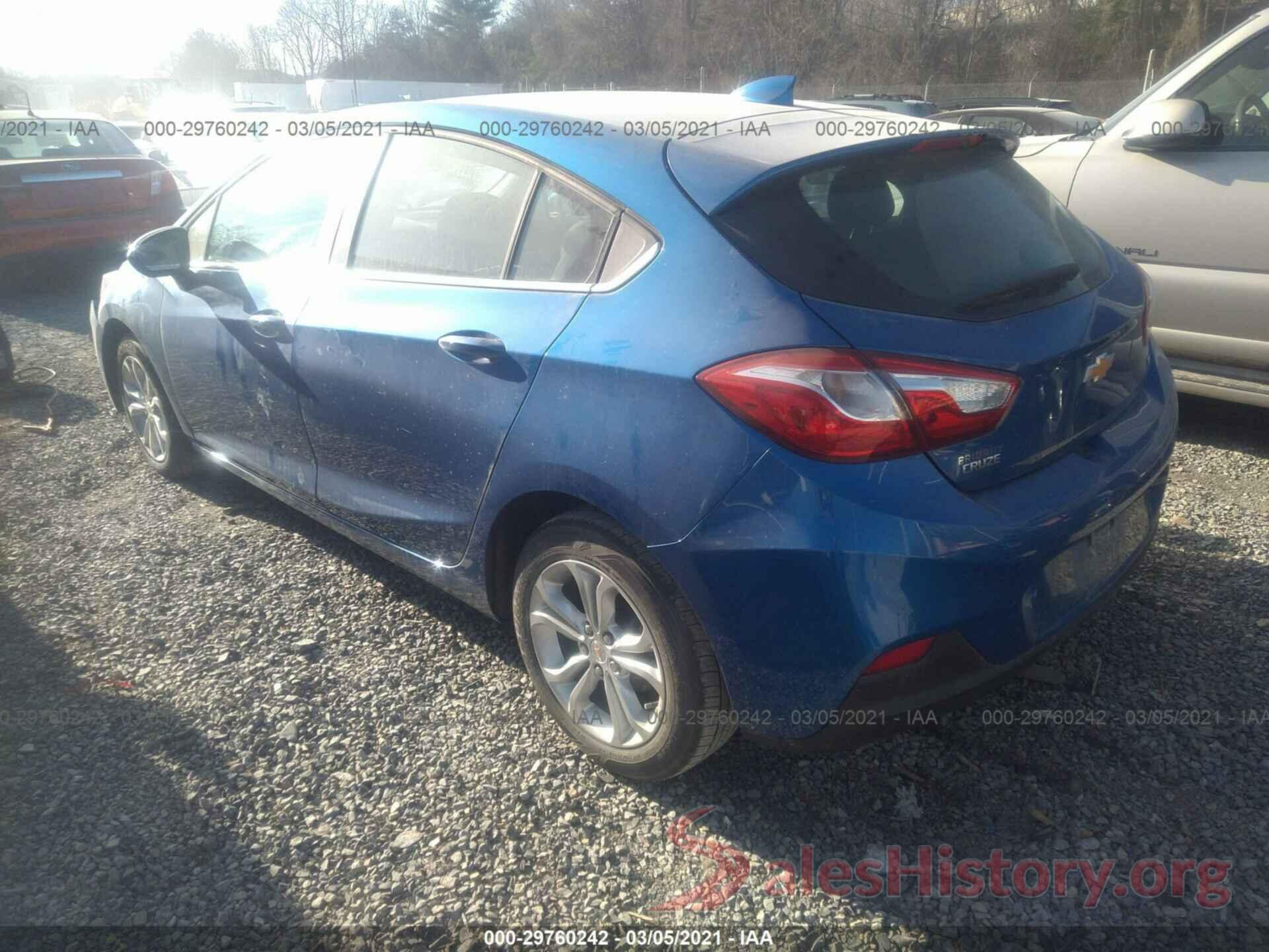 3G1BE6SM8KS561466 2019 CHEVROLET CRUZE