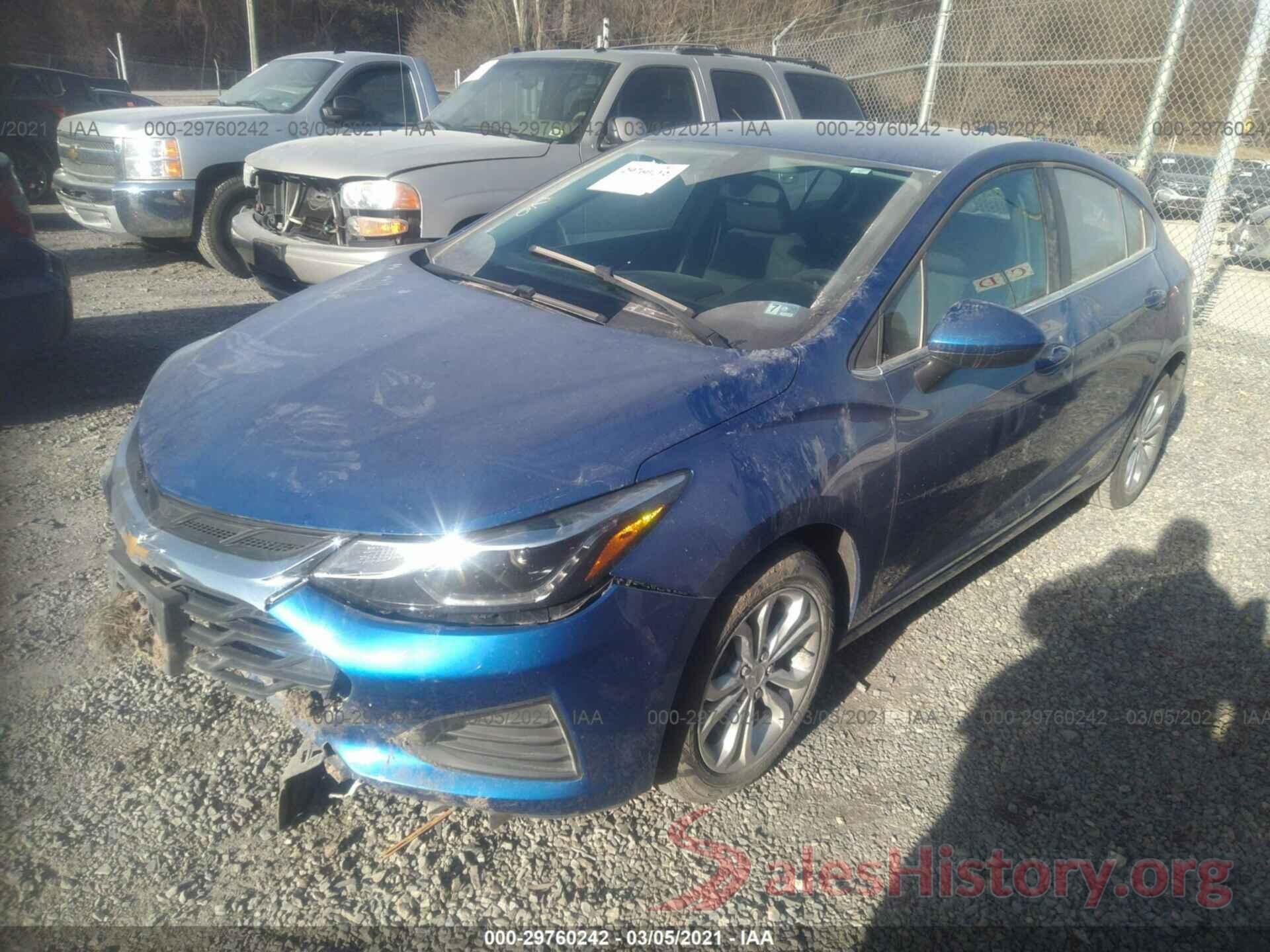 3G1BE6SM8KS561466 2019 CHEVROLET CRUZE