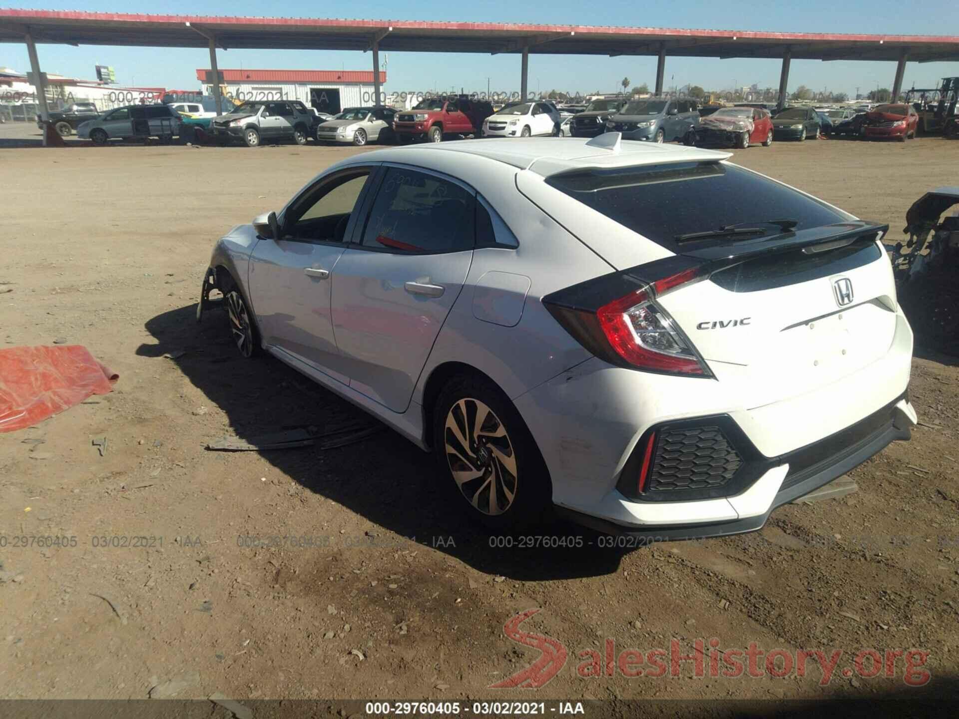 SHHFK7H26HU226252 2017 HONDA CIVIC HATCHBACK