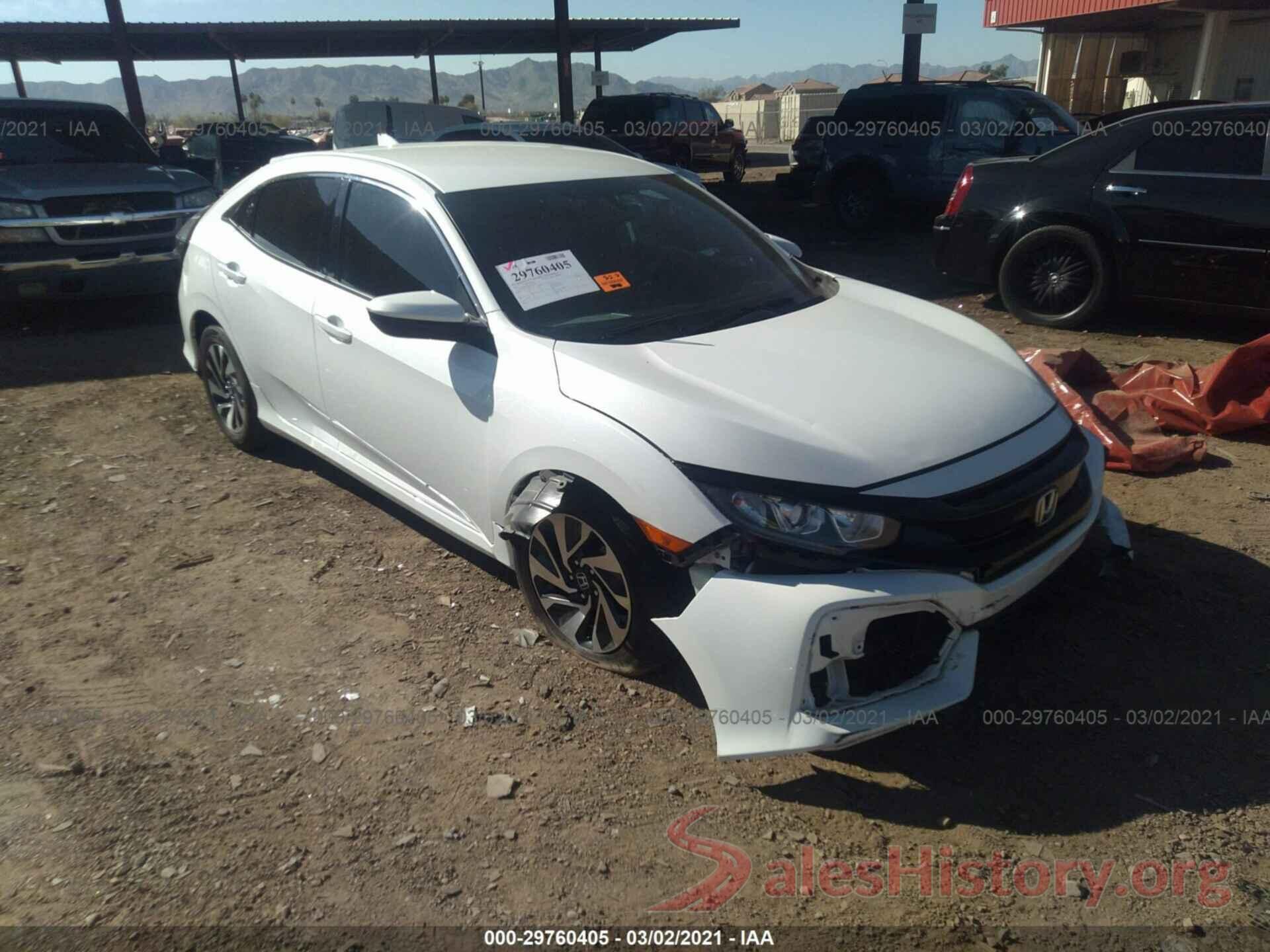 SHHFK7H26HU226252 2017 HONDA CIVIC HATCHBACK