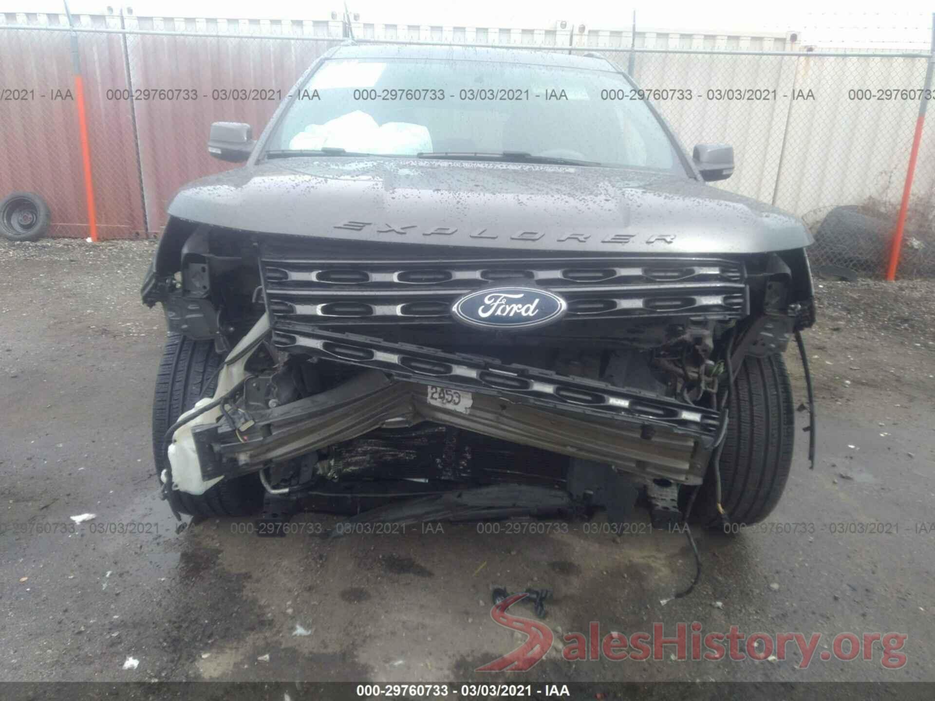 1FM5K7DH7HGC55266 2017 FORD EXPLORER