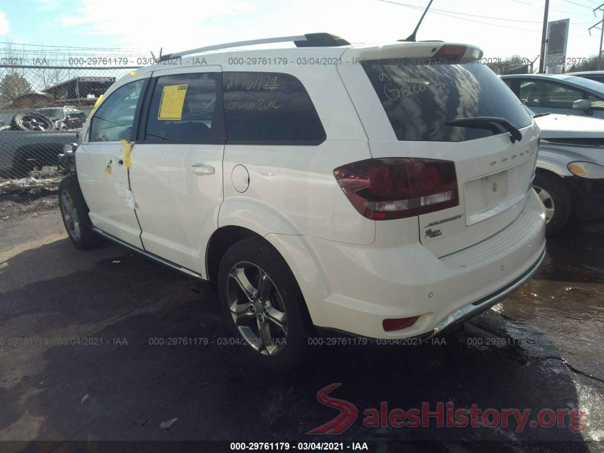 3C4PDCGB0HT613178 2017 DODGE JOURNEY