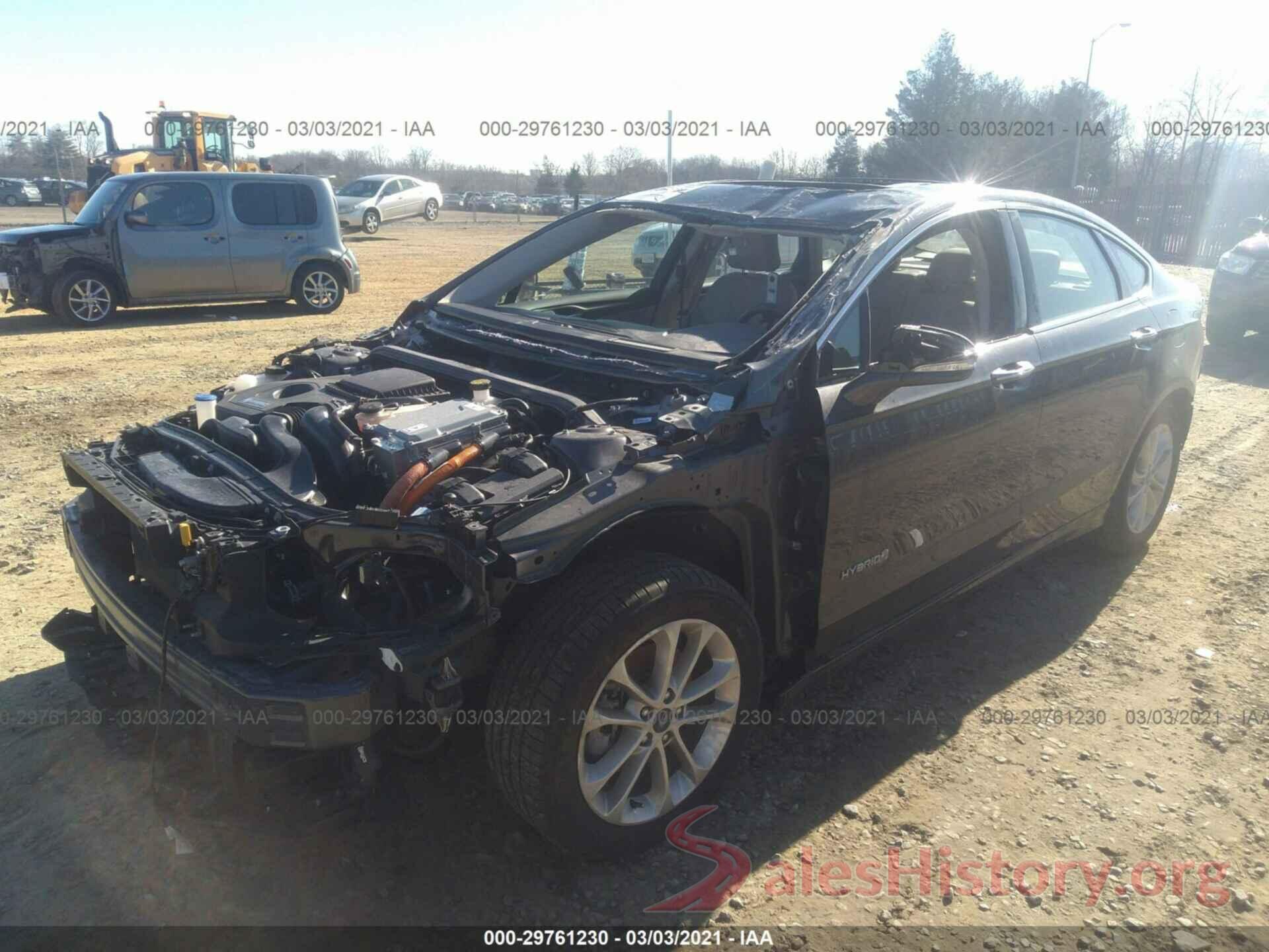 3FA6P0MU7KR256115 2019 FORD FUSION HYBRID