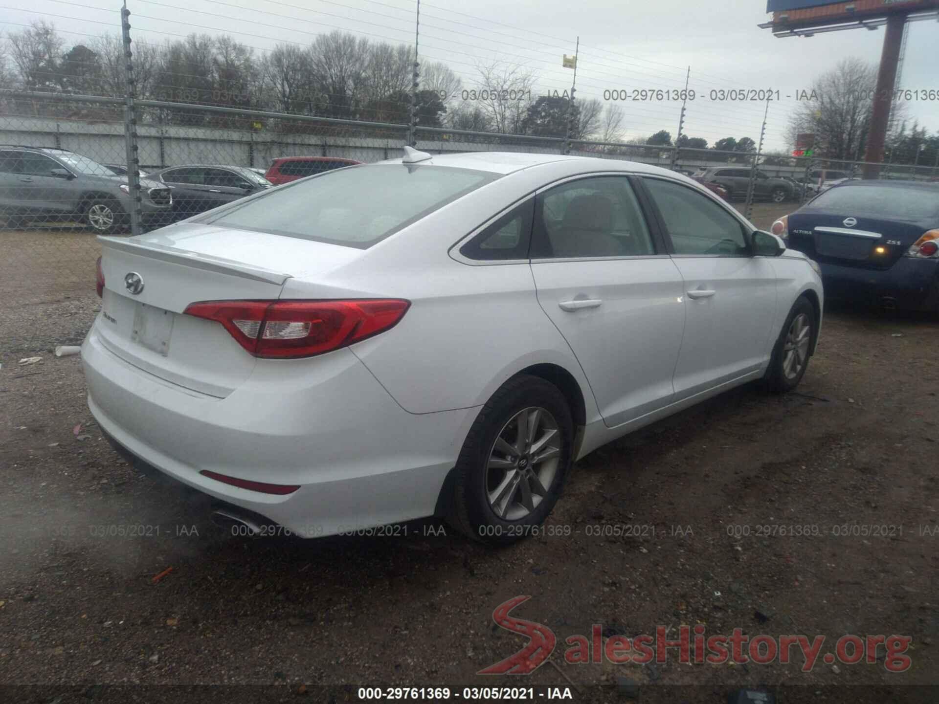 5NPE24AF6HH504125 2017 HYUNDAI SONATA