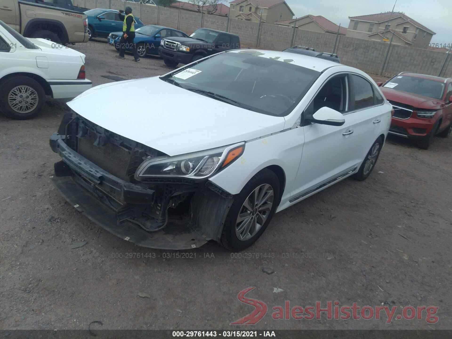 5NPE34AFXGH343208 2016 HYUNDAI SONATA