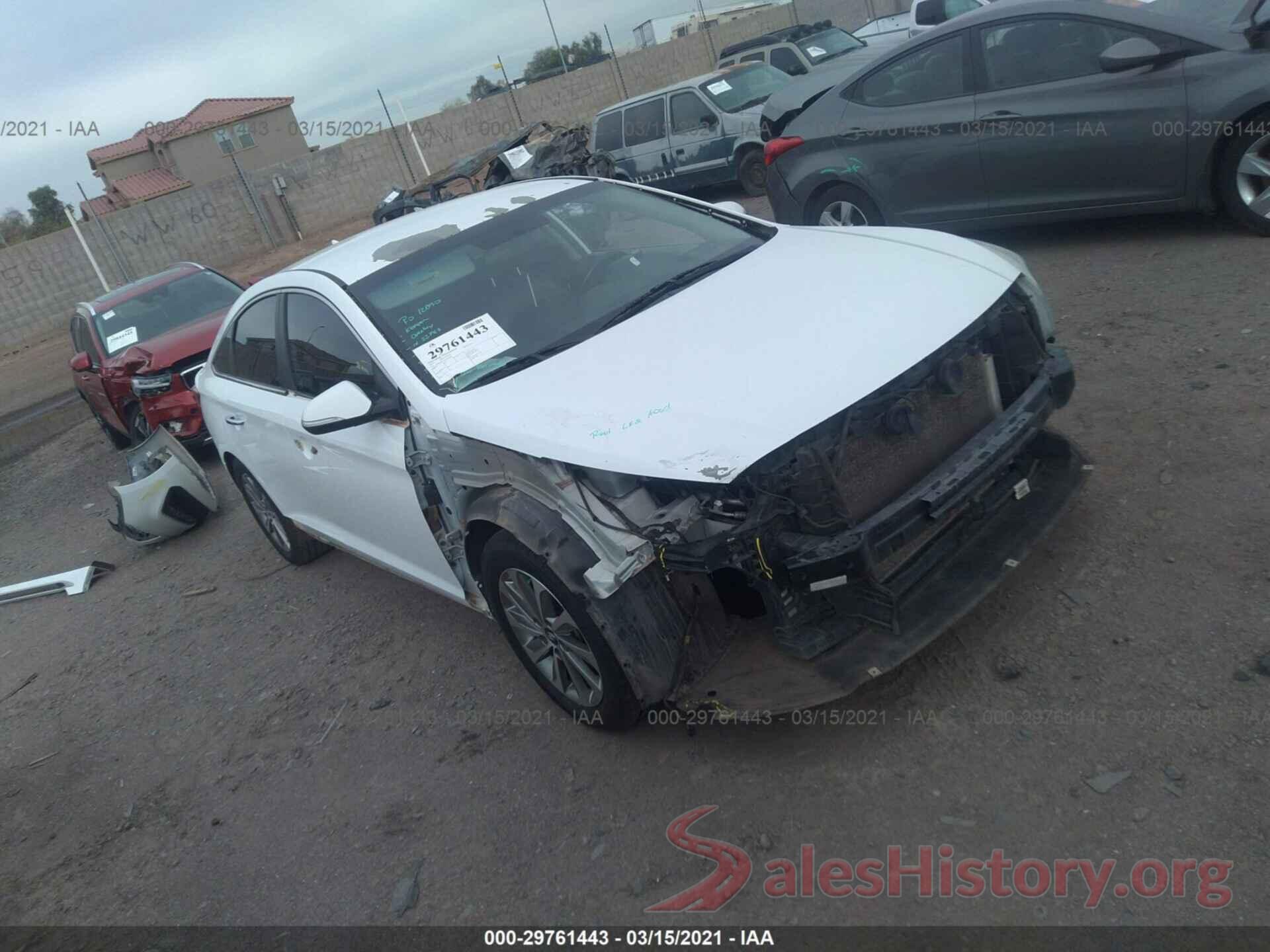 5NPE34AFXGH343208 2016 HYUNDAI SONATA