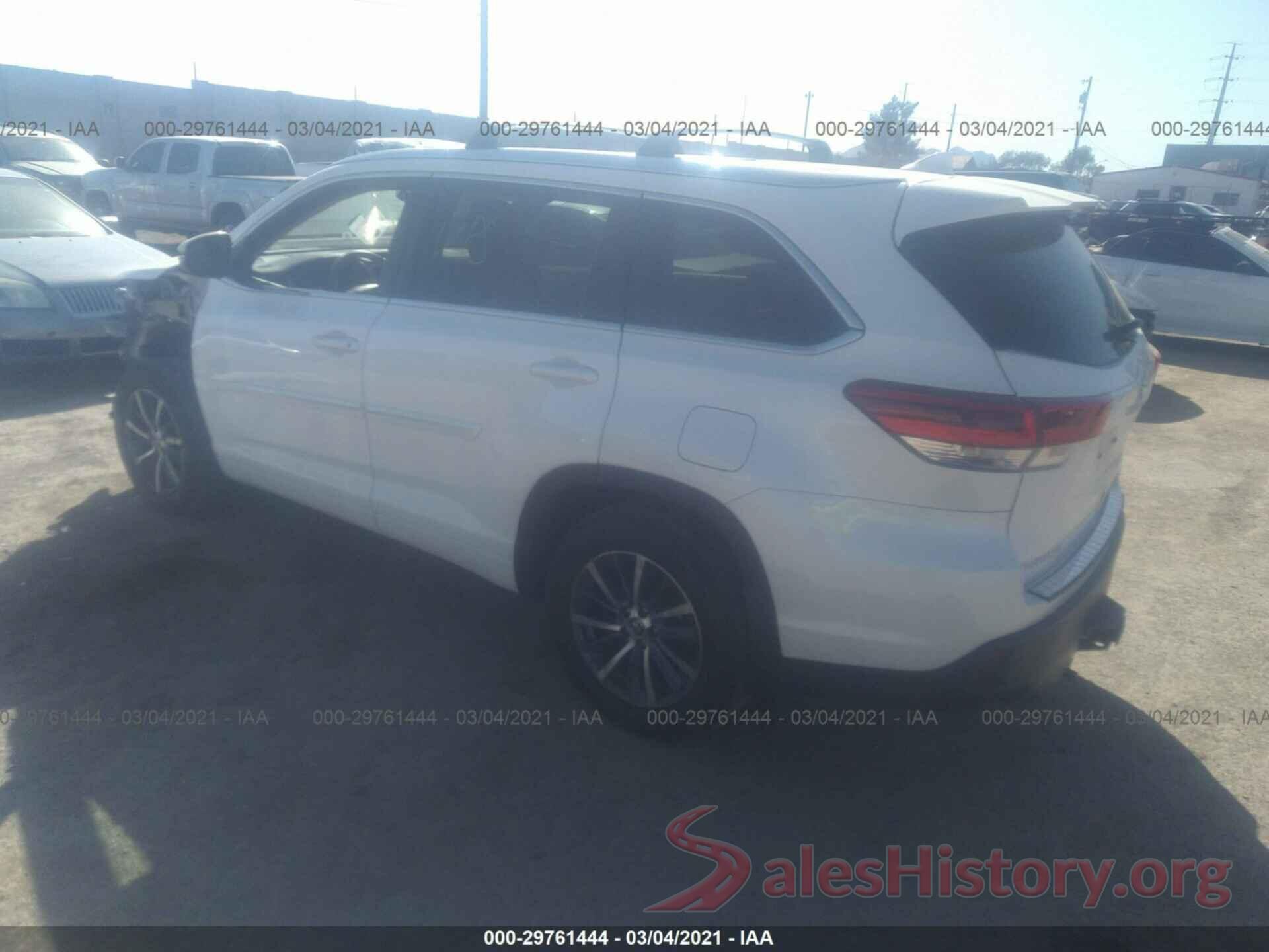 5TDJZRFH3HS516289 2017 TOYOTA HIGHLANDER