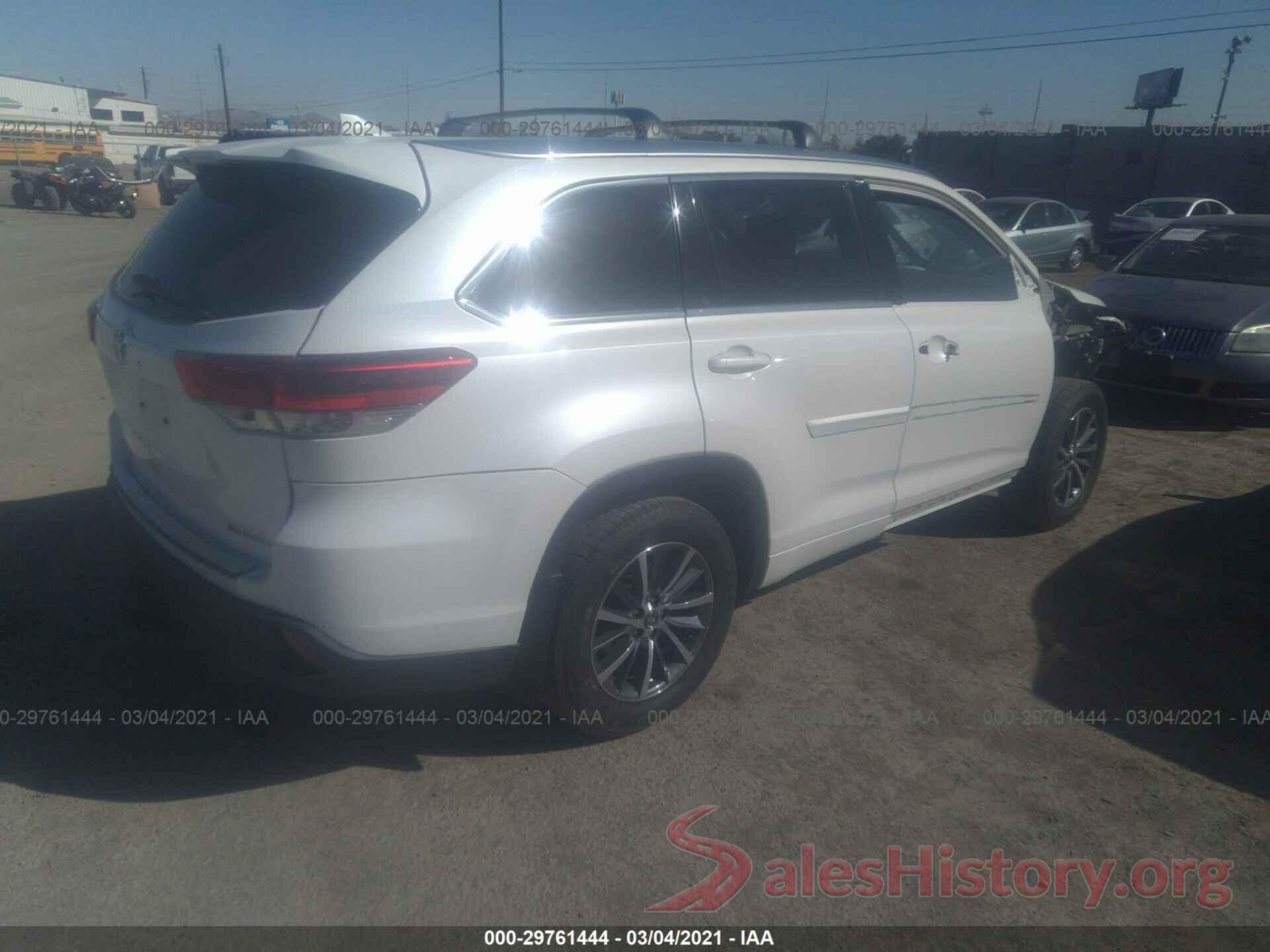 5TDJZRFH3HS516289 2017 TOYOTA HIGHLANDER