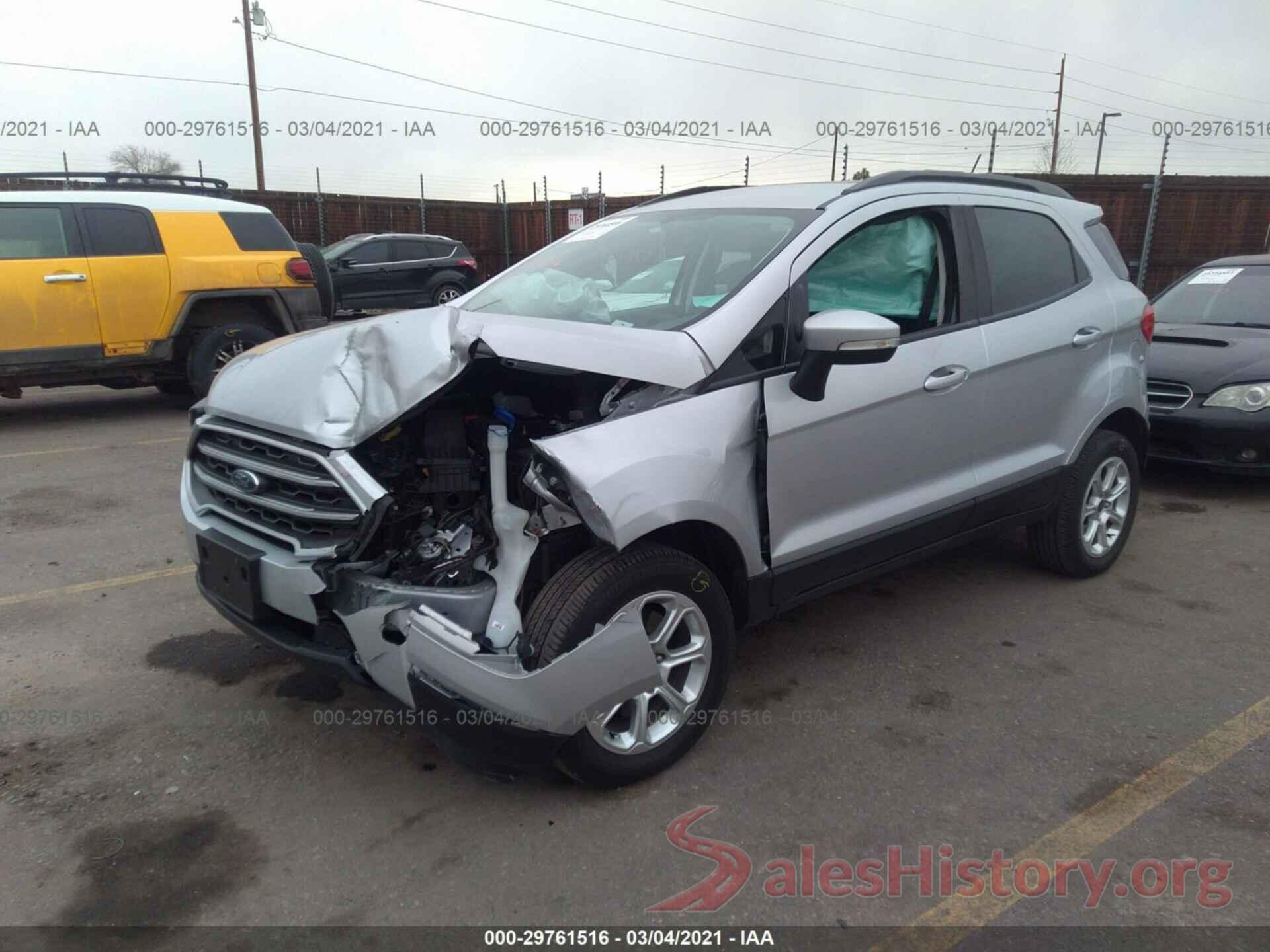 MAJ6S3GL0KC273095 2019 FORD ECOSPORT