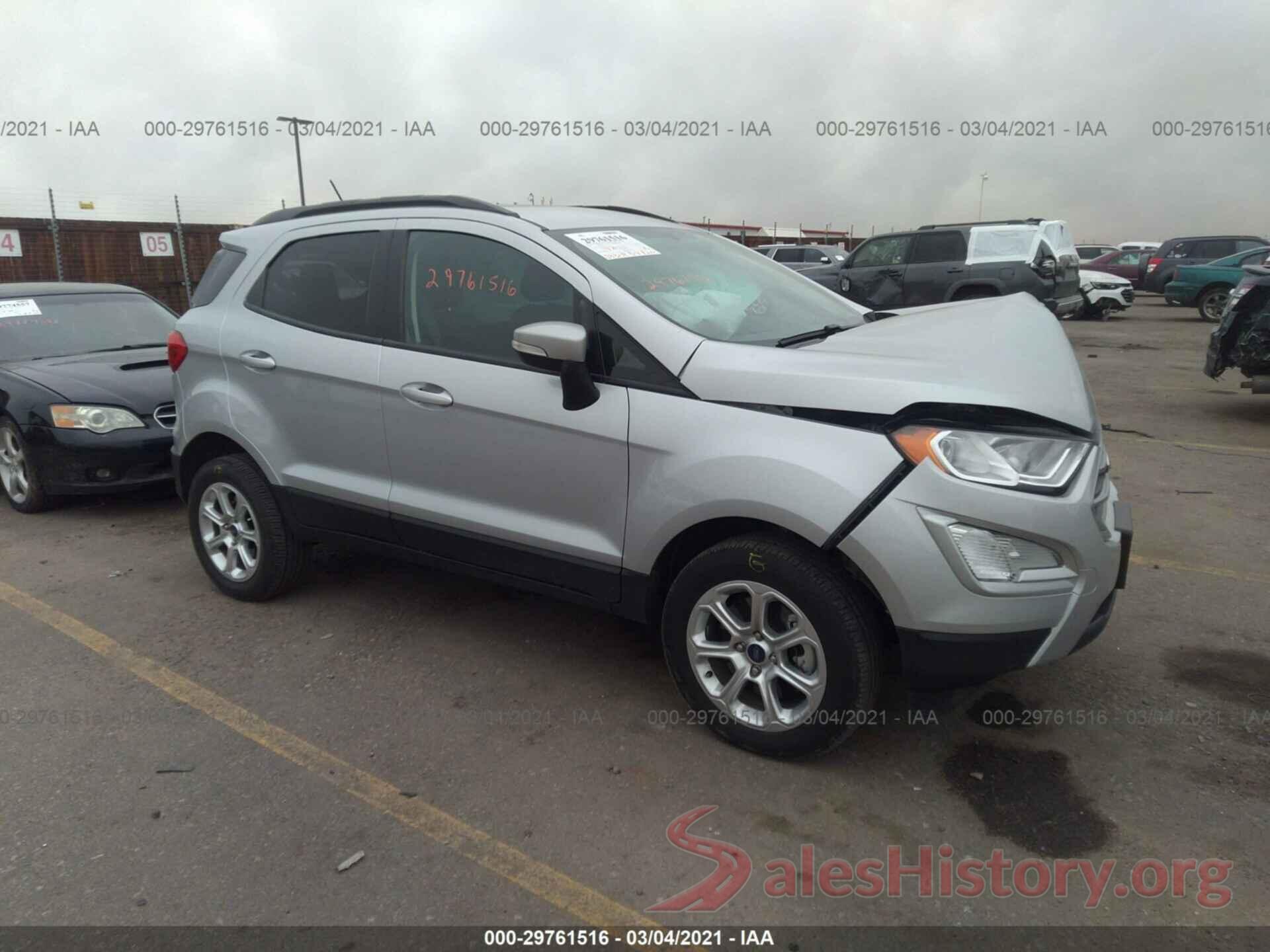 MAJ6S3GL0KC273095 2019 FORD ECOSPORT