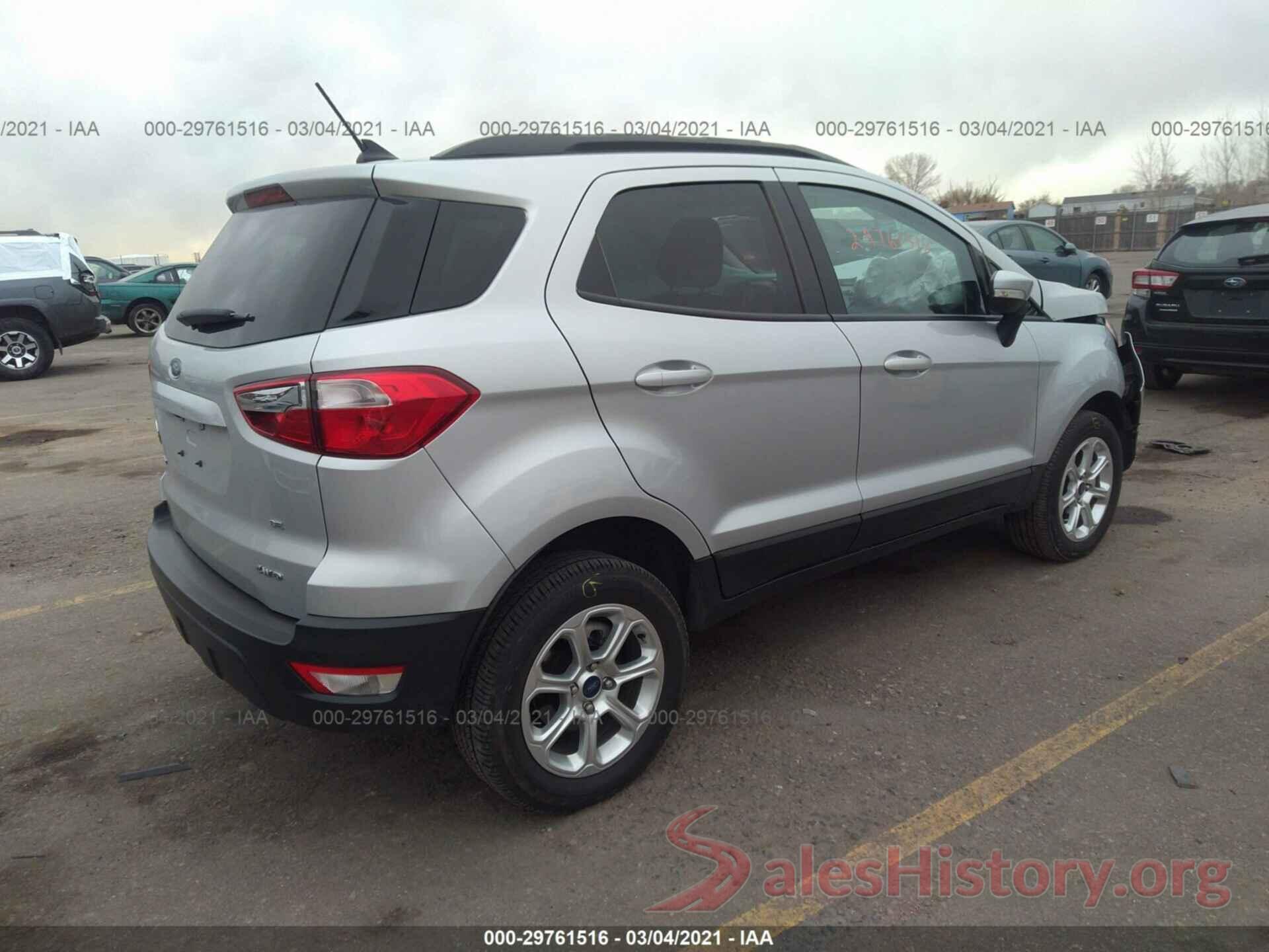 MAJ6S3GL0KC273095 2019 FORD ECOSPORT