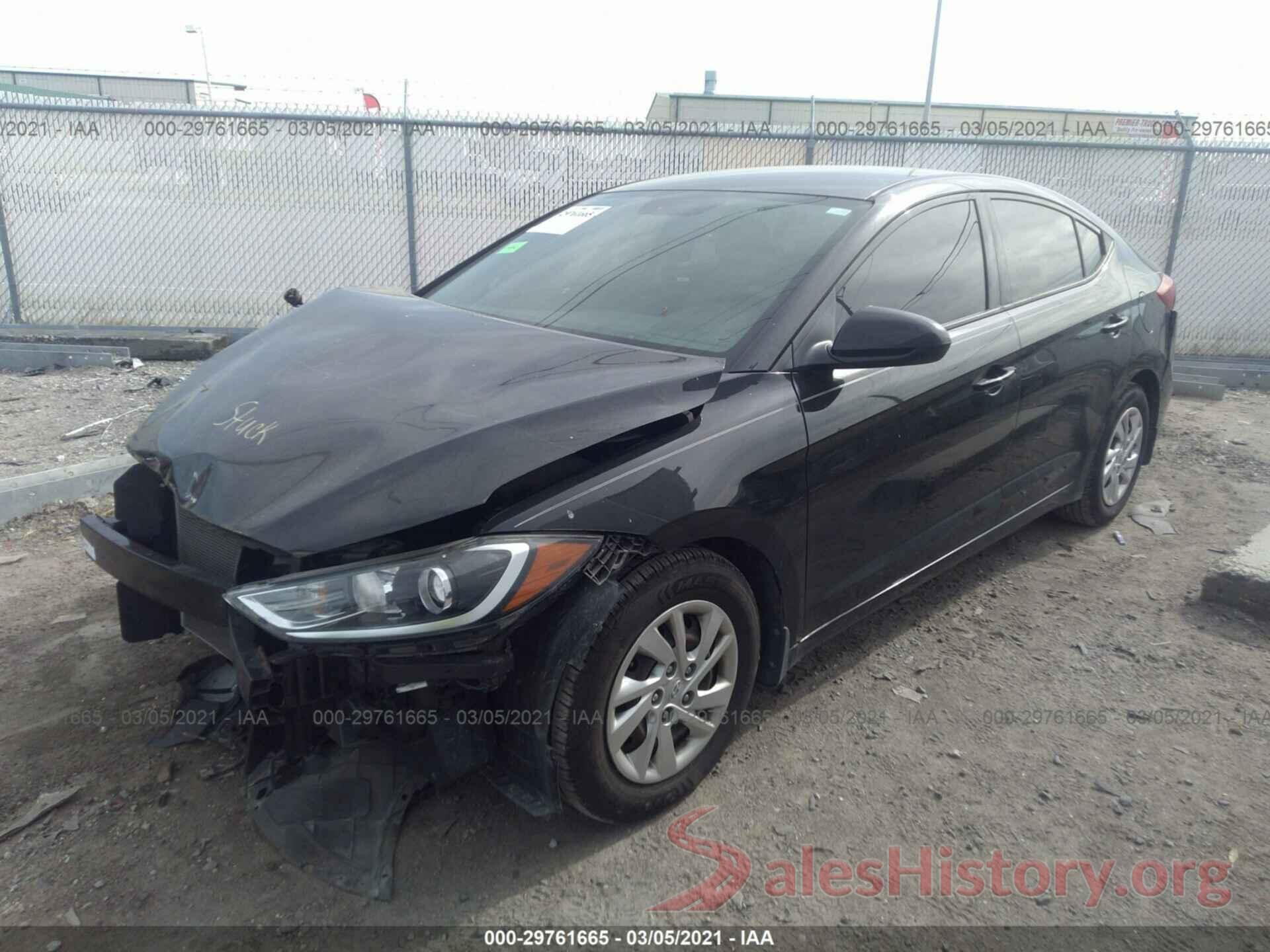 5NPD74LF1JH281315 2018 HYUNDAI ELANTRA