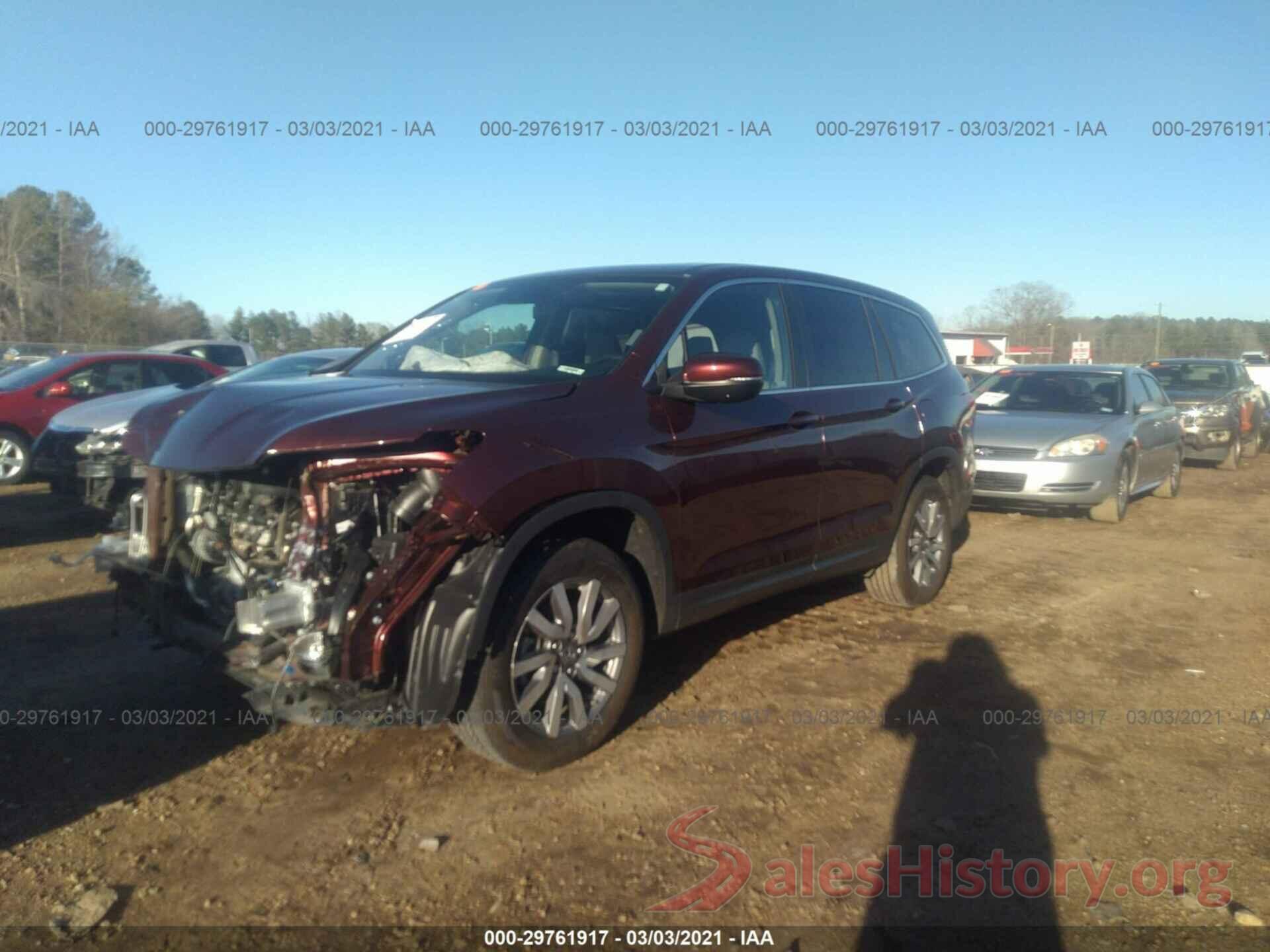 5FNYF5H54KB030976 2019 HONDA PILOT