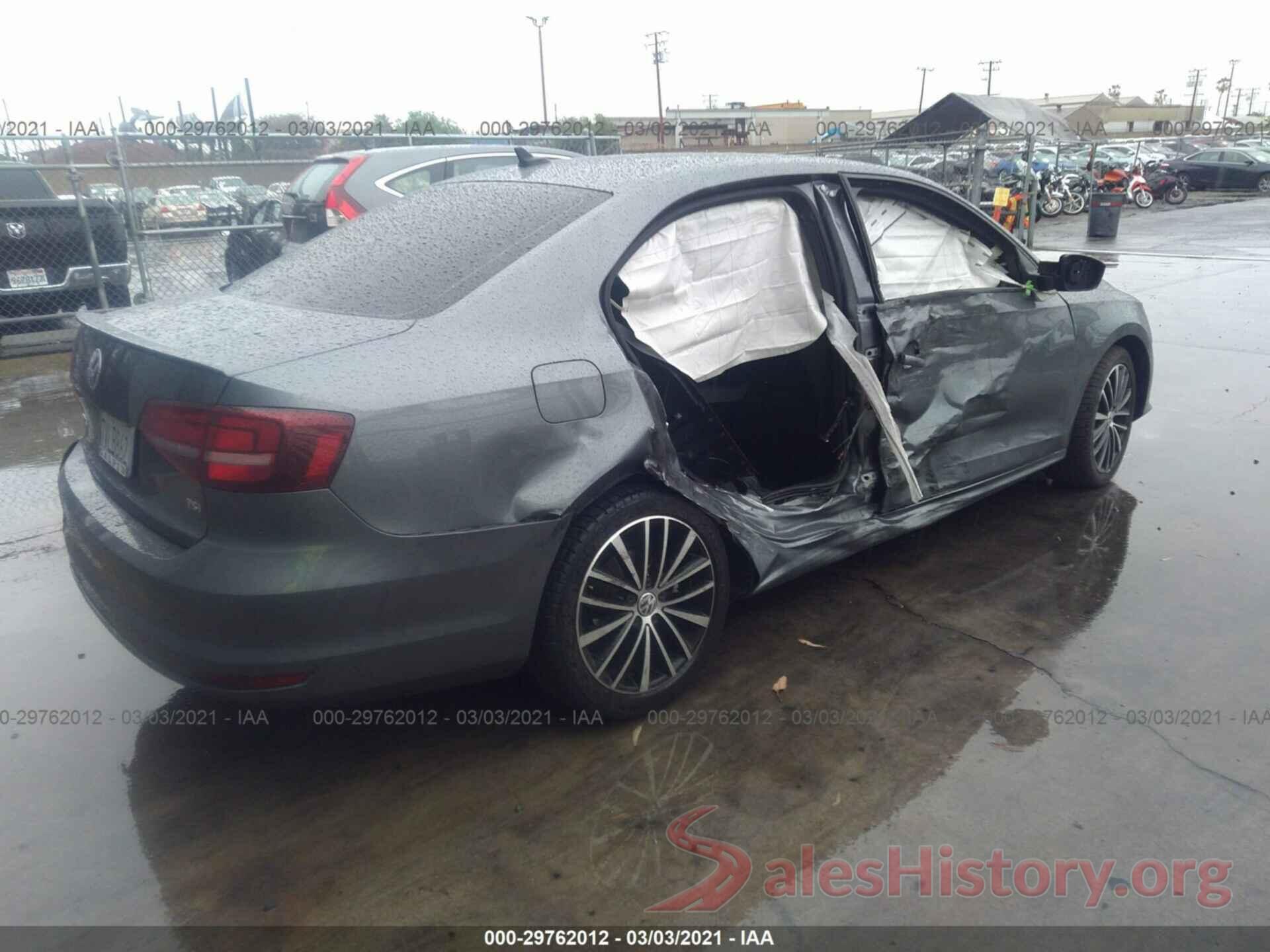 3VWD17AJ3GM394922 2016 VOLKSWAGEN JETTA SEDAN