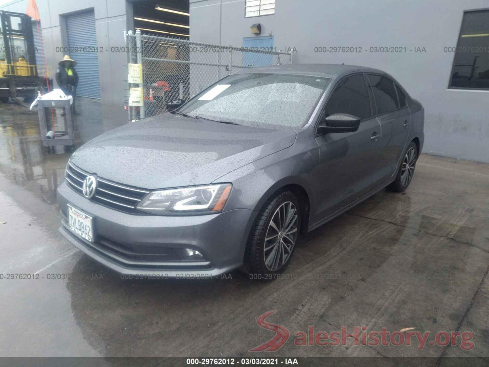 3VWD17AJ3GM394922 2016 VOLKSWAGEN JETTA SEDAN