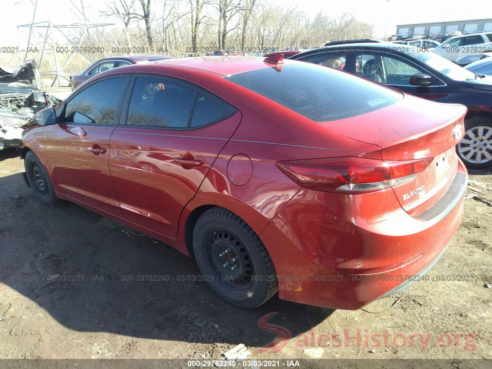 5NPD74LF9HH174524 2017 HYUNDAI ELANTRA