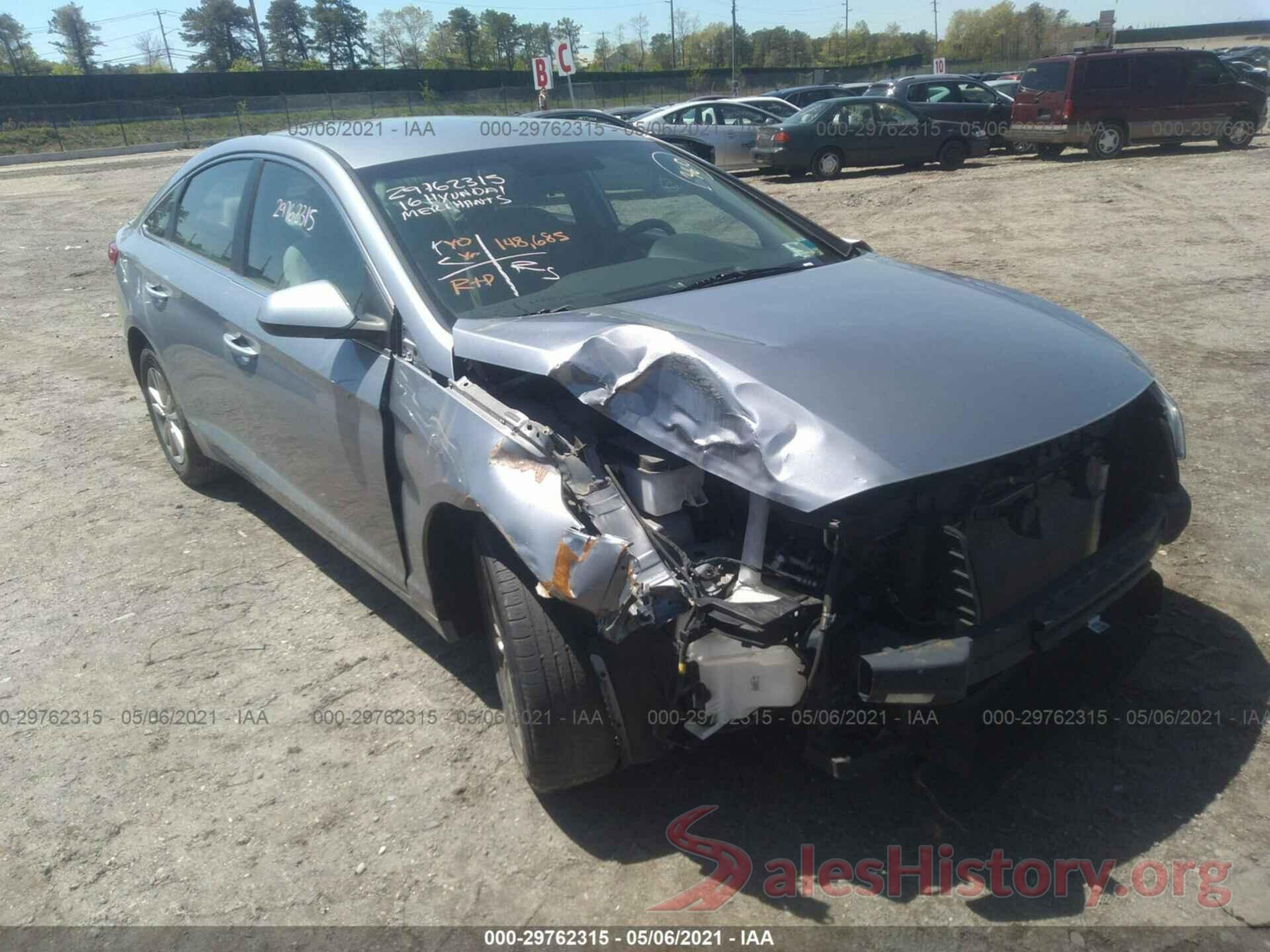 5NPE24AF4GH398501 2016 HYUNDAI SONATA