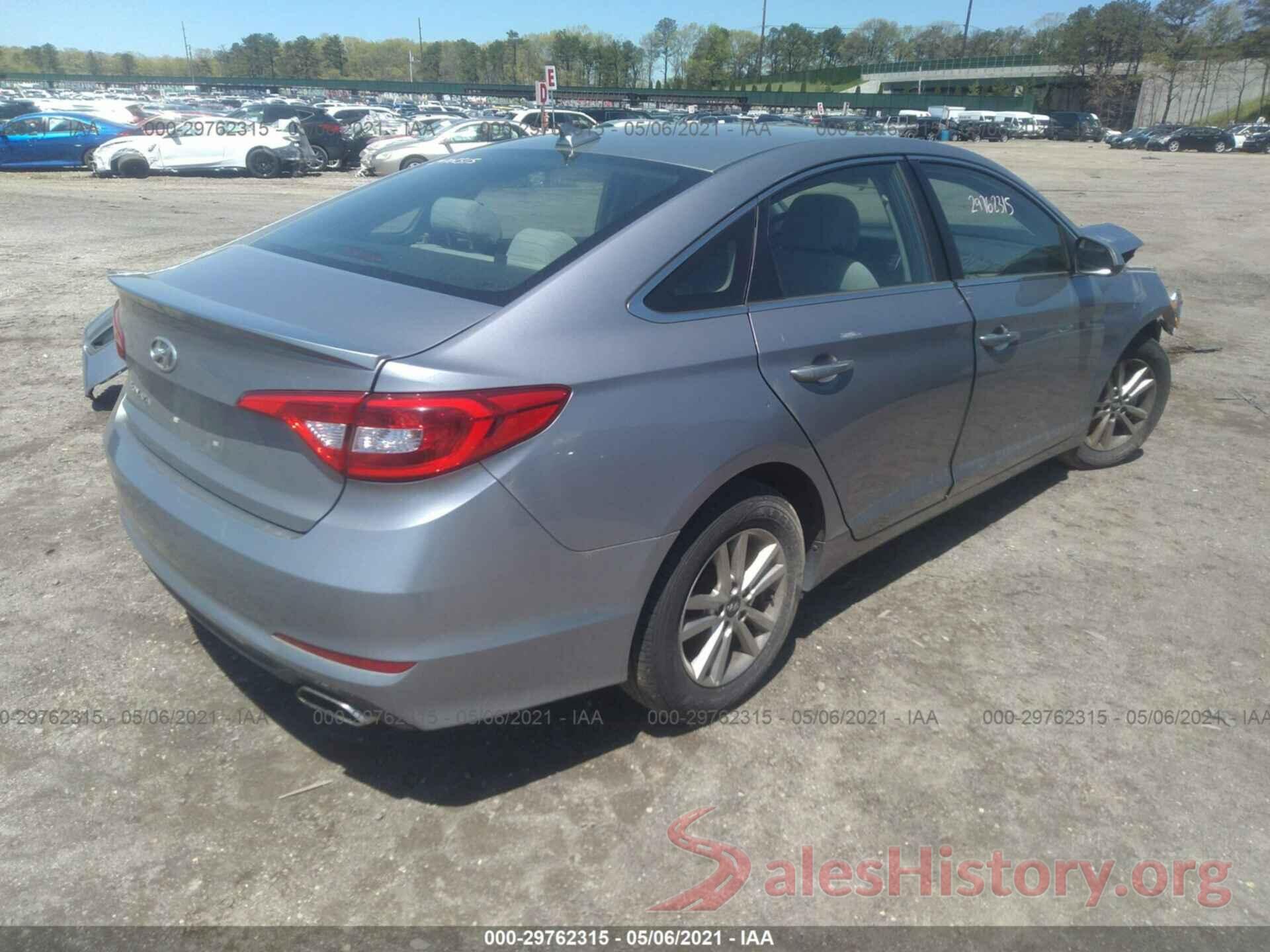 5NPE24AF4GH398501 2016 HYUNDAI SONATA