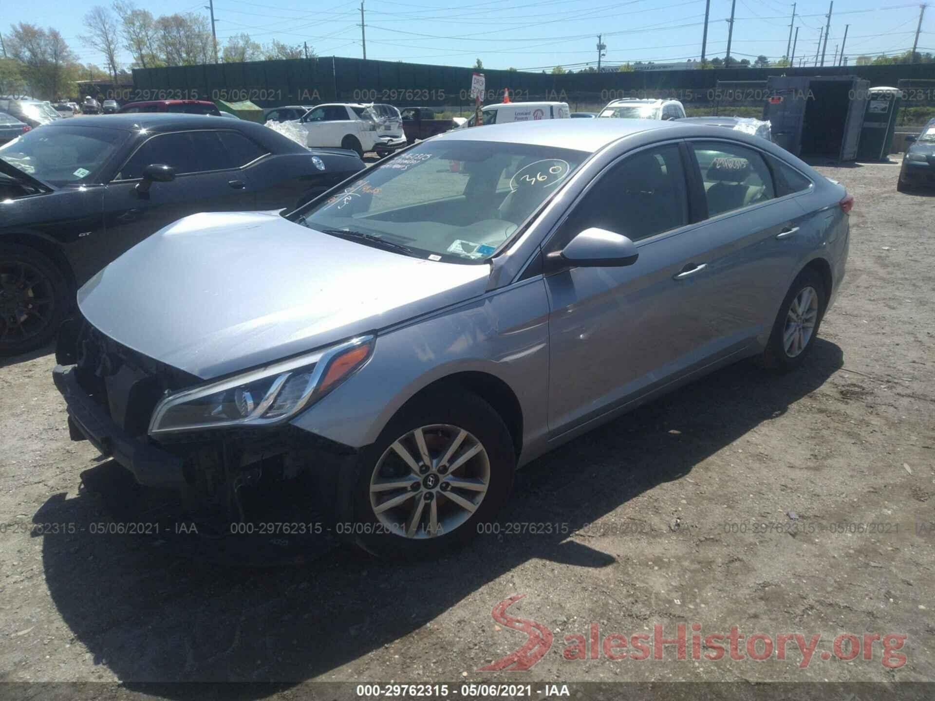 5NPE24AF4GH398501 2016 HYUNDAI SONATA