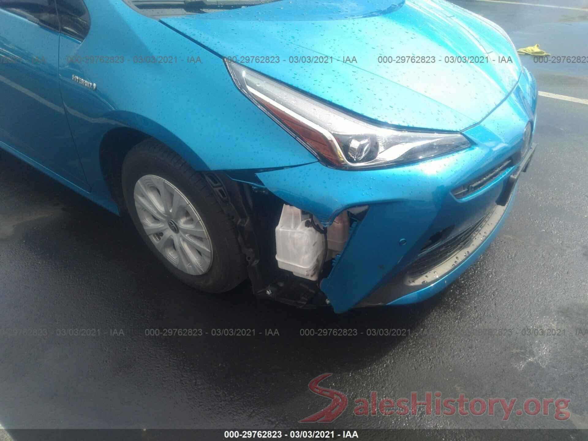 JTDKARFU0K3090658 2019 TOYOTA PRIUS