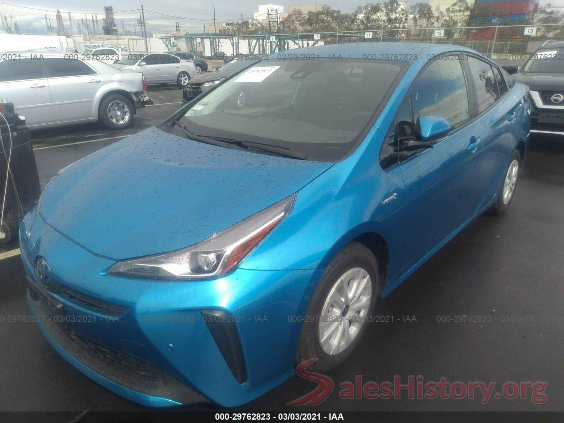 JTDKARFU0K3090658 2019 TOYOTA PRIUS