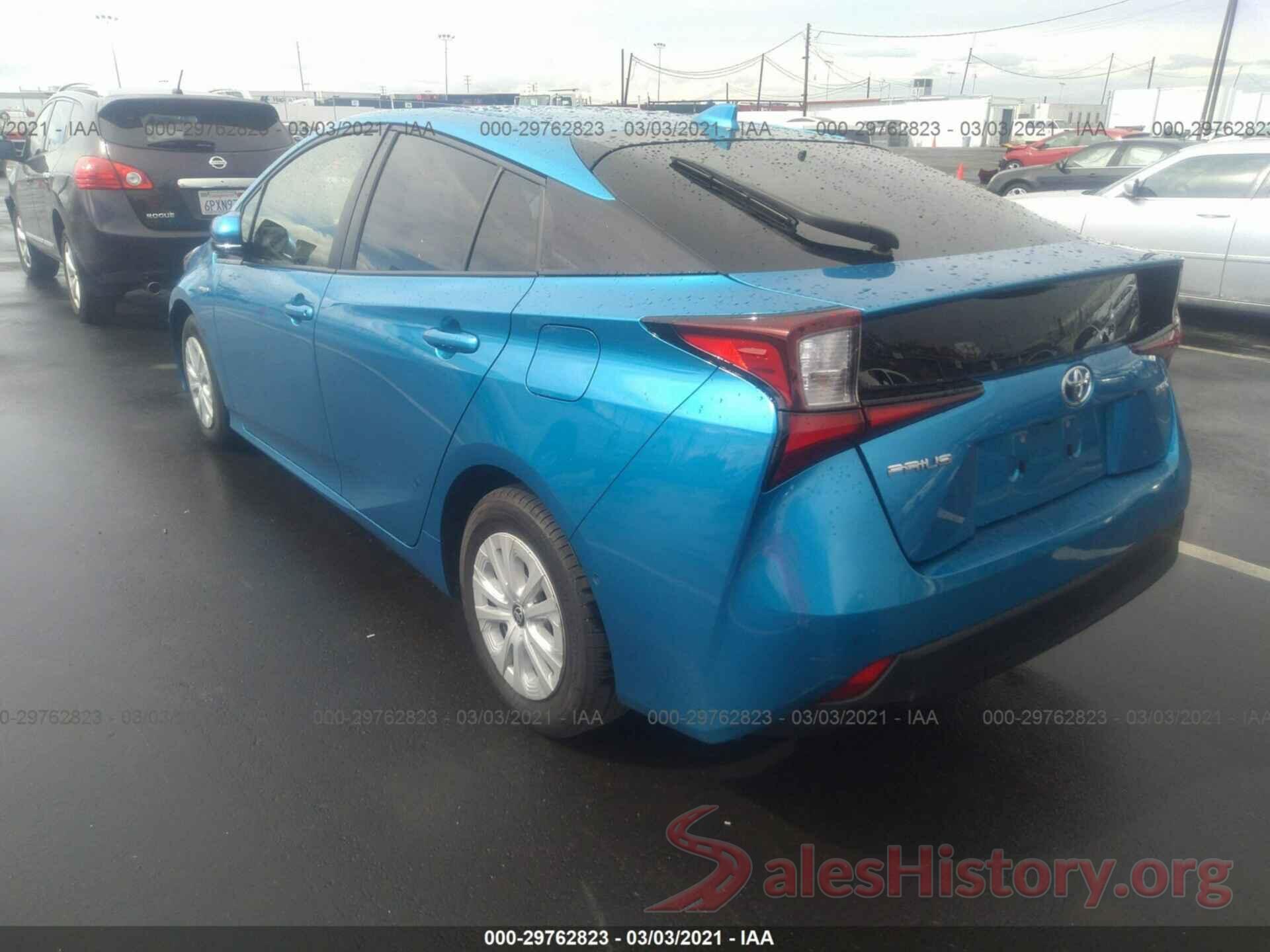 JTDKARFU0K3090658 2019 TOYOTA PRIUS