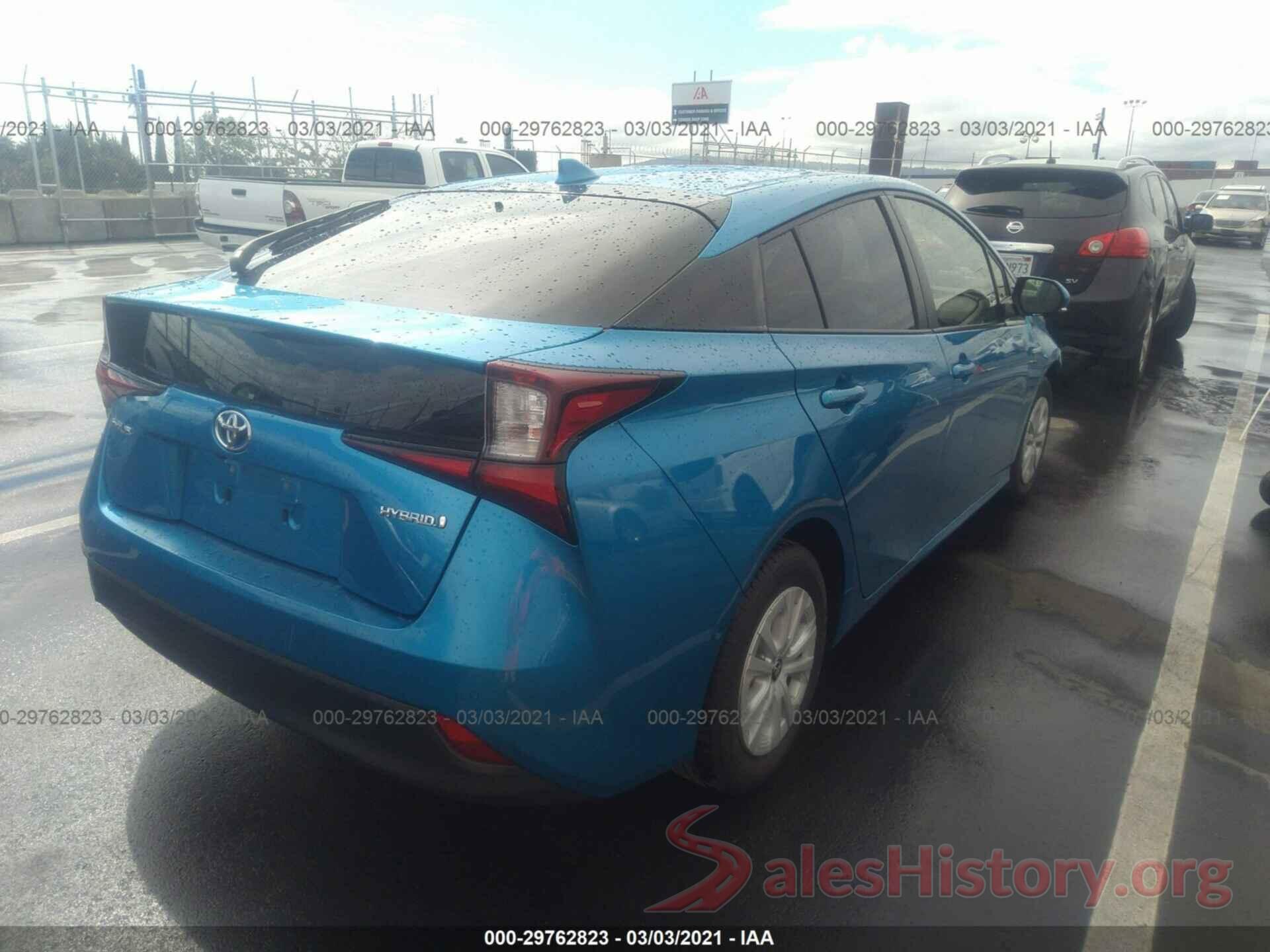 JTDKARFU0K3090658 2019 TOYOTA PRIUS