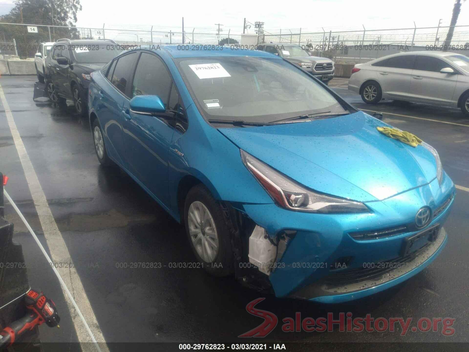 JTDKARFU0K3090658 2019 TOYOTA PRIUS